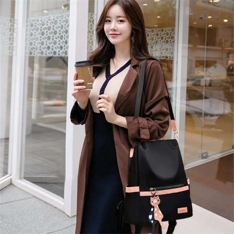 2025 New Korean Oxford Cloth Backpack for Women