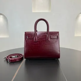 22cm organ bag light crocodile red handbag 340778