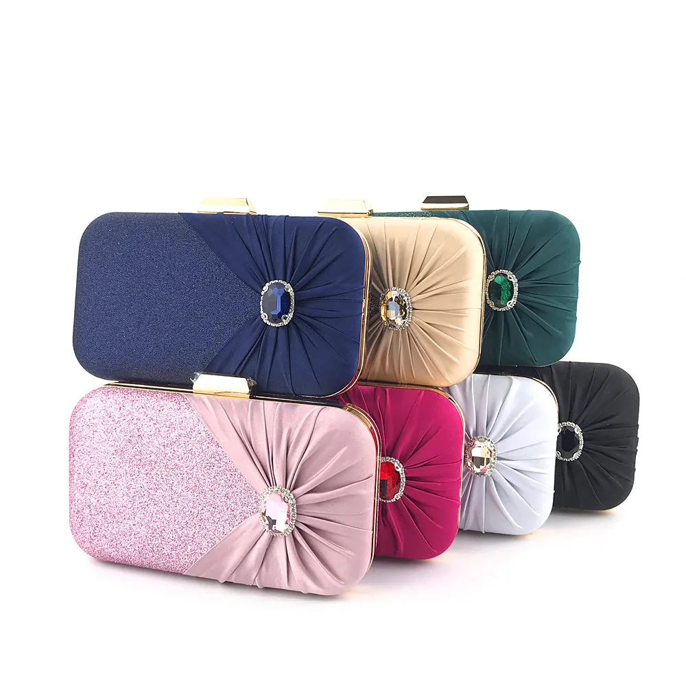 4088M Women's Purses Handbags Envelope Clutch Bags Agate Sparkly Wedding Evening Bag