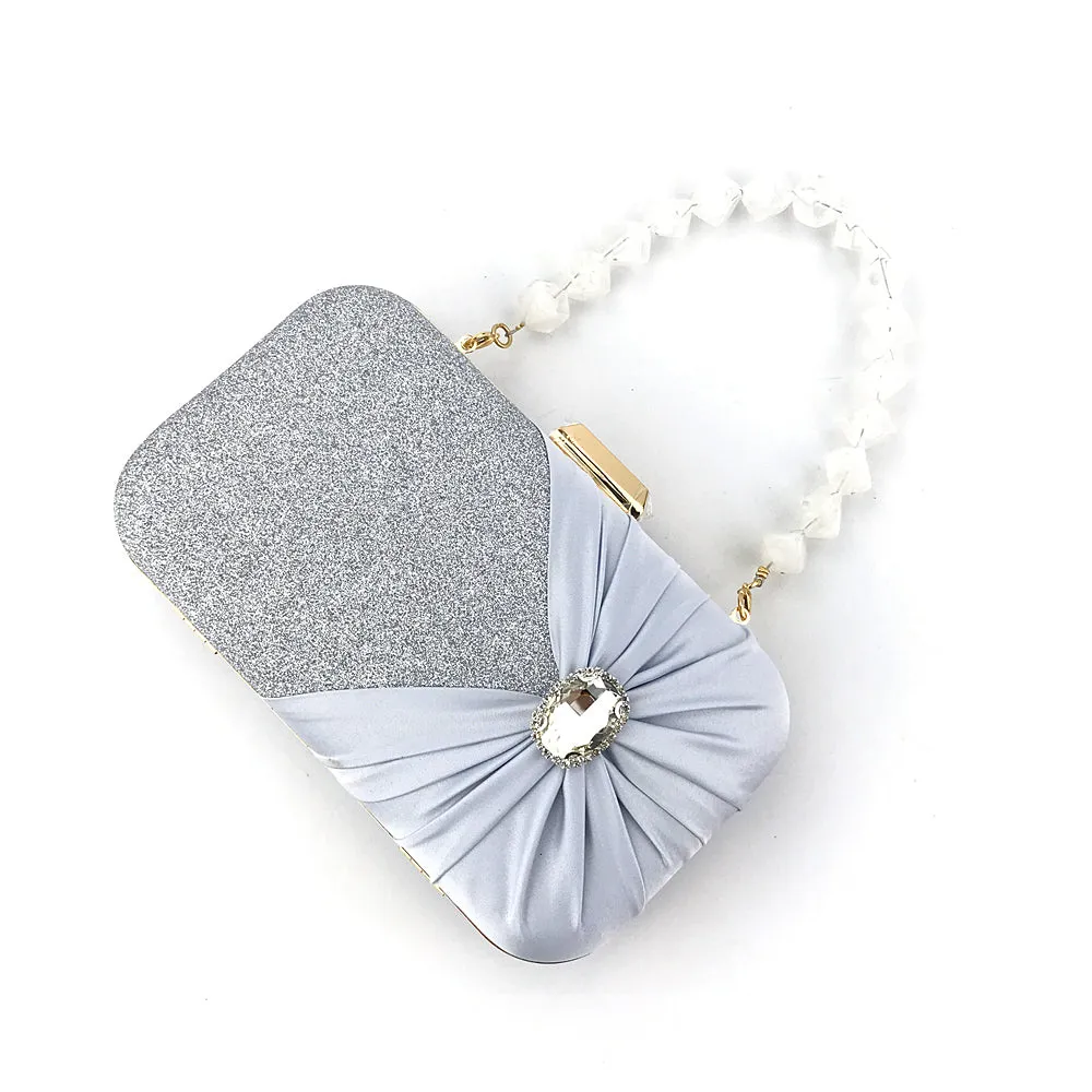 4088M Women's Purses Handbags Envelope Clutch Bags Agate Sparkly Wedding Evening Bag