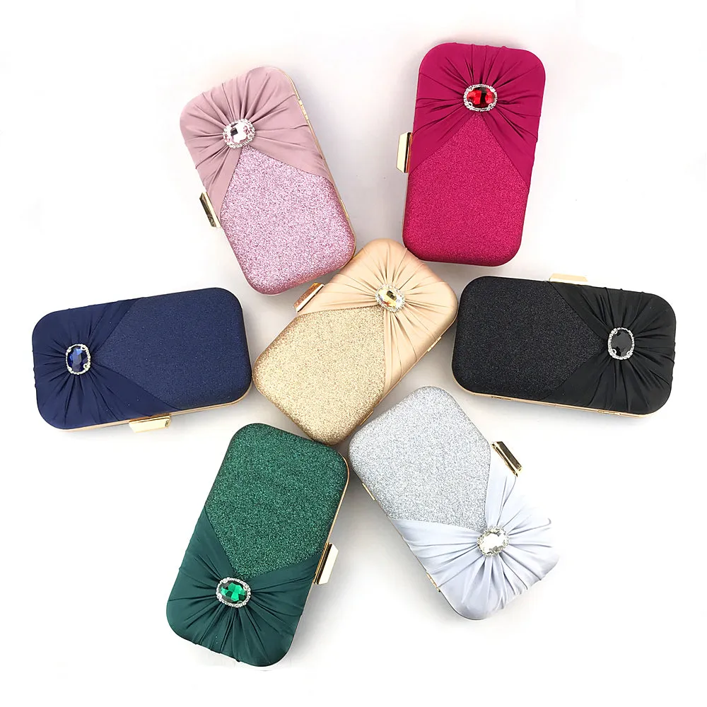 4088M Women's Purses Handbags Envelope Clutch Bags Agate Sparkly Wedding Evening Bag