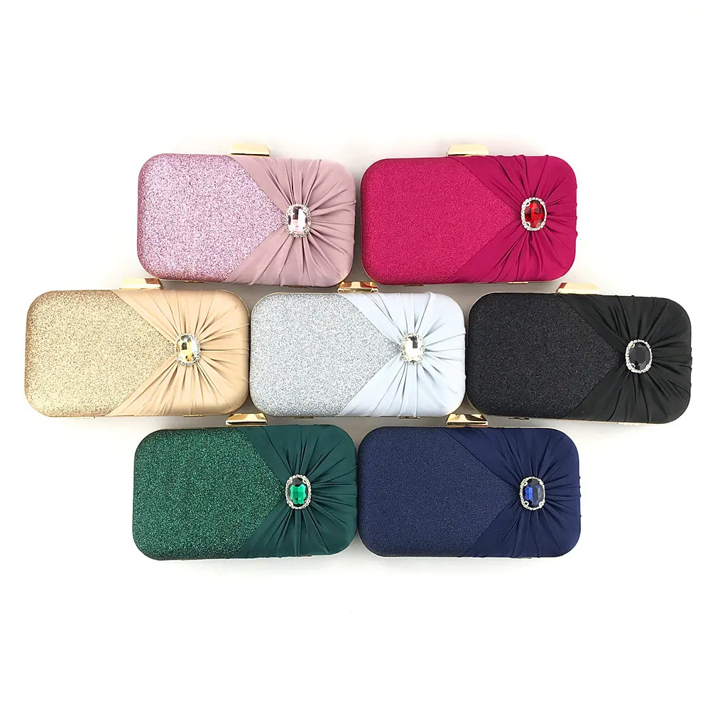 4088M Women's Purses Handbags Envelope Clutch Bags Agate Sparkly Wedding Evening Bag