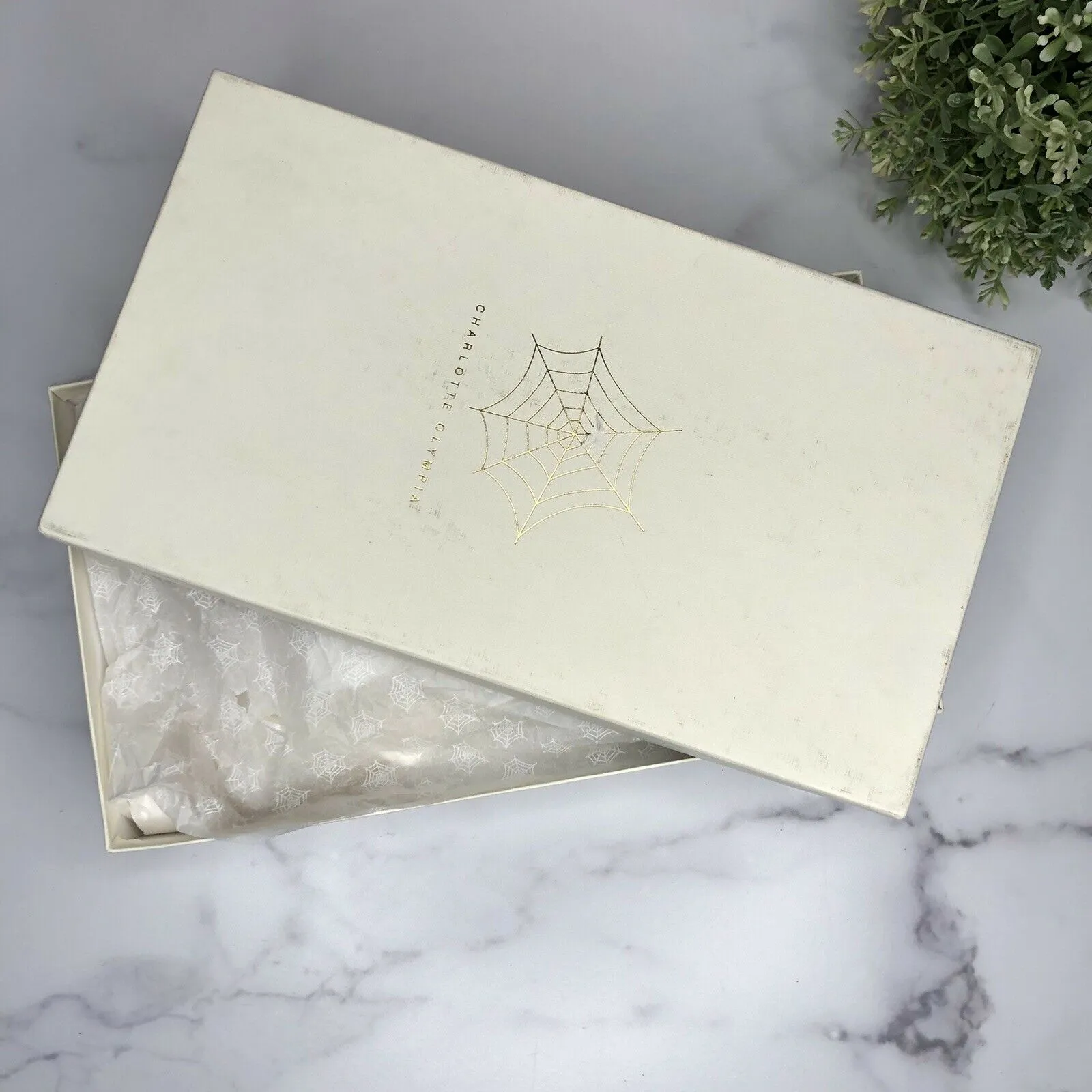 Authentic CHARLOTTE OLYMPIA Shiny Rainbow Clutch rare, New