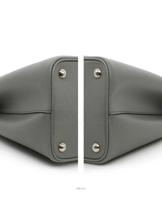 BN2775 Saffiano Dubl Gray Double Bag Warranty