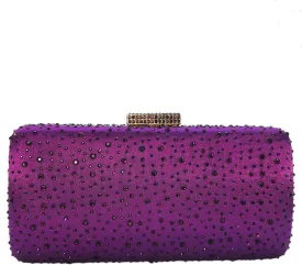 Boutique De FGG Elegant Women Crystal Clutch Purse Formal Evening Bags Wedding Handbags Cocktail Rhinestone Clutch Purse,Mini