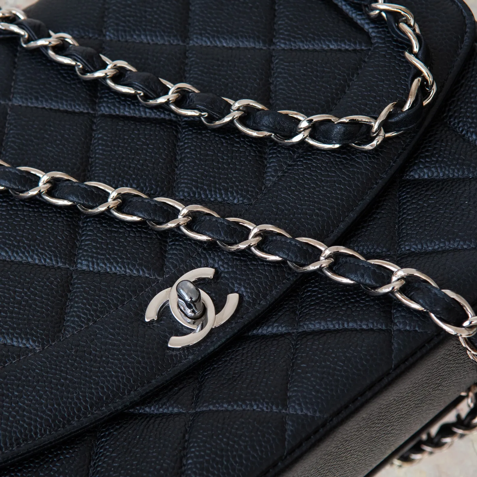 Chanel Black Large Diana Bag