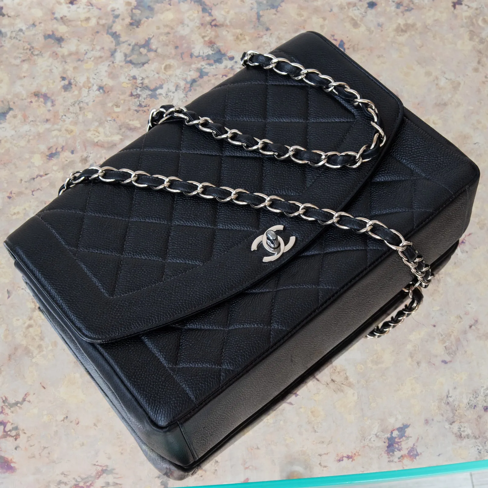 Chanel Black Large Diana Bag
