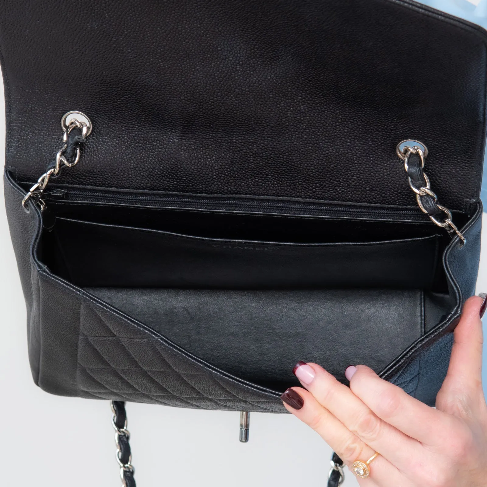 Chanel Black Large Diana Bag