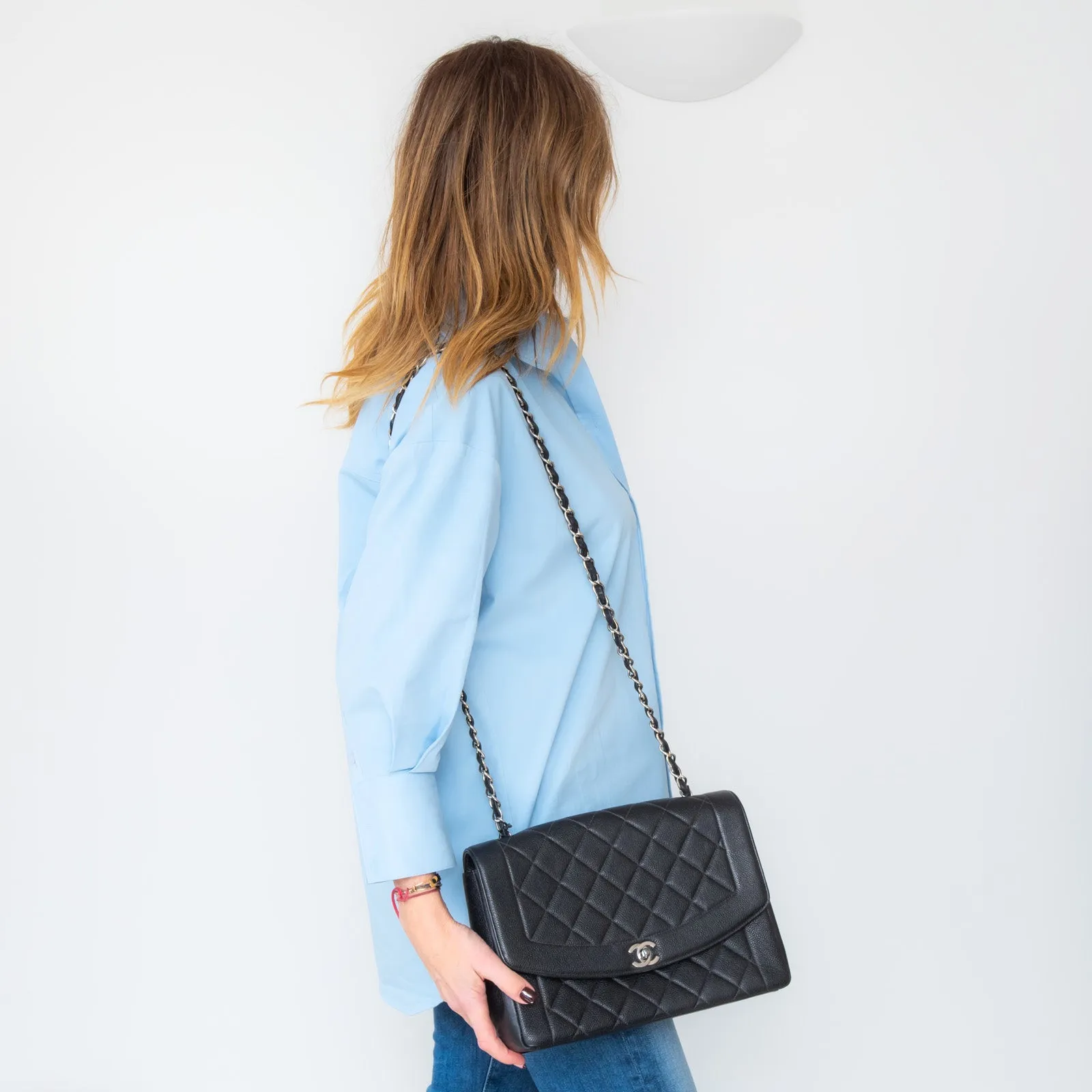 Chanel Black Large Diana Bag