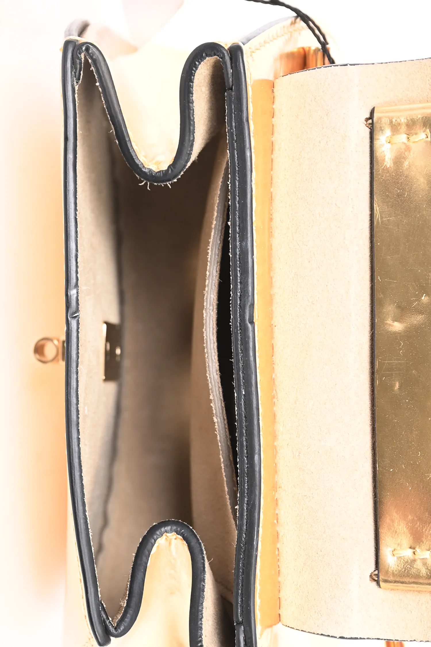 Chloé Metallic Nano Drew Chain Shoulder Bag