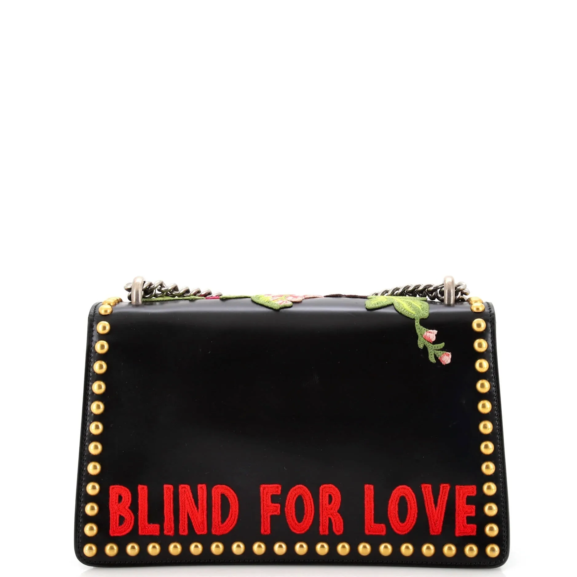 Dionysus Bag Embroidered Studded Leather Small