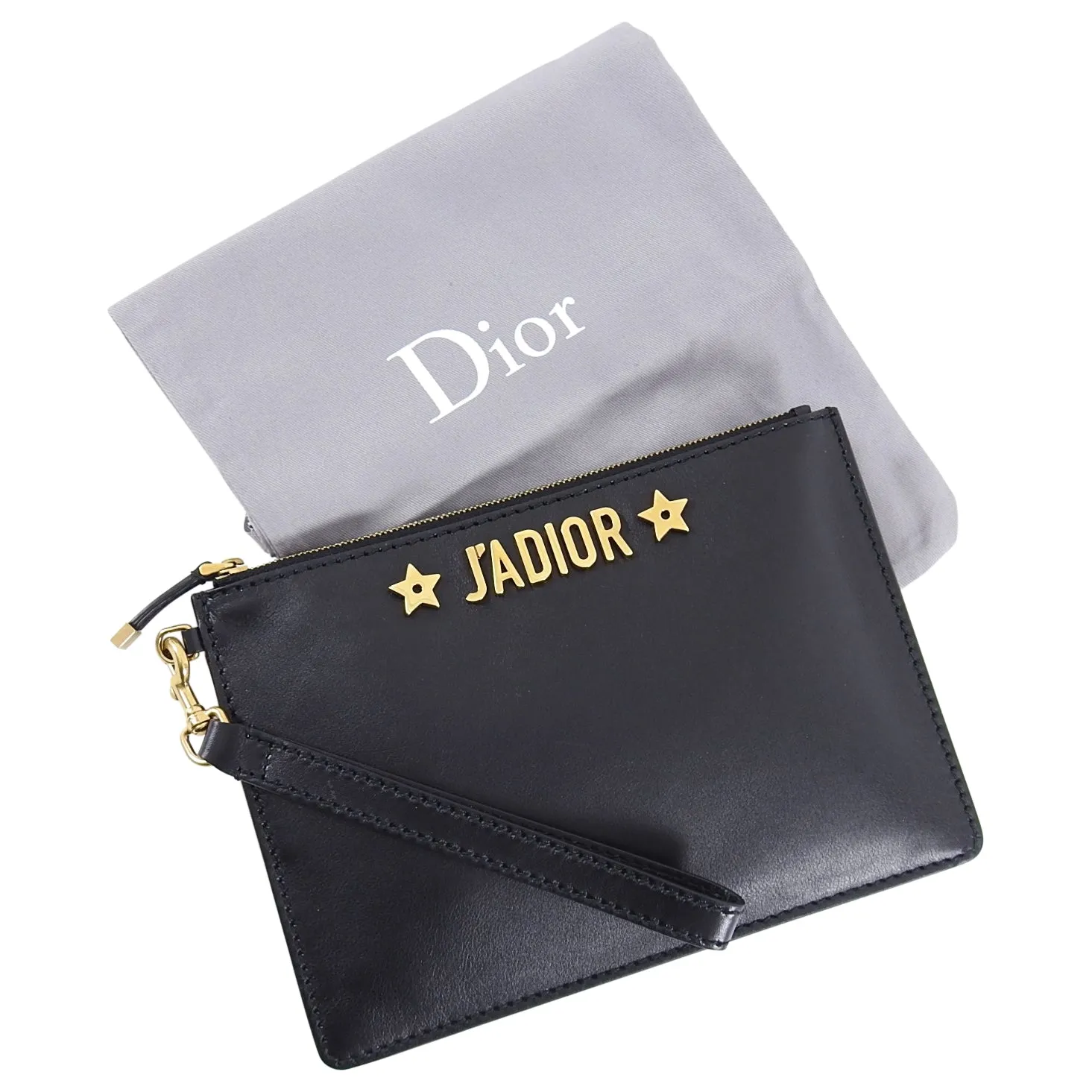 Dior J'adior Small Zippered Wristlet Pouch Bag