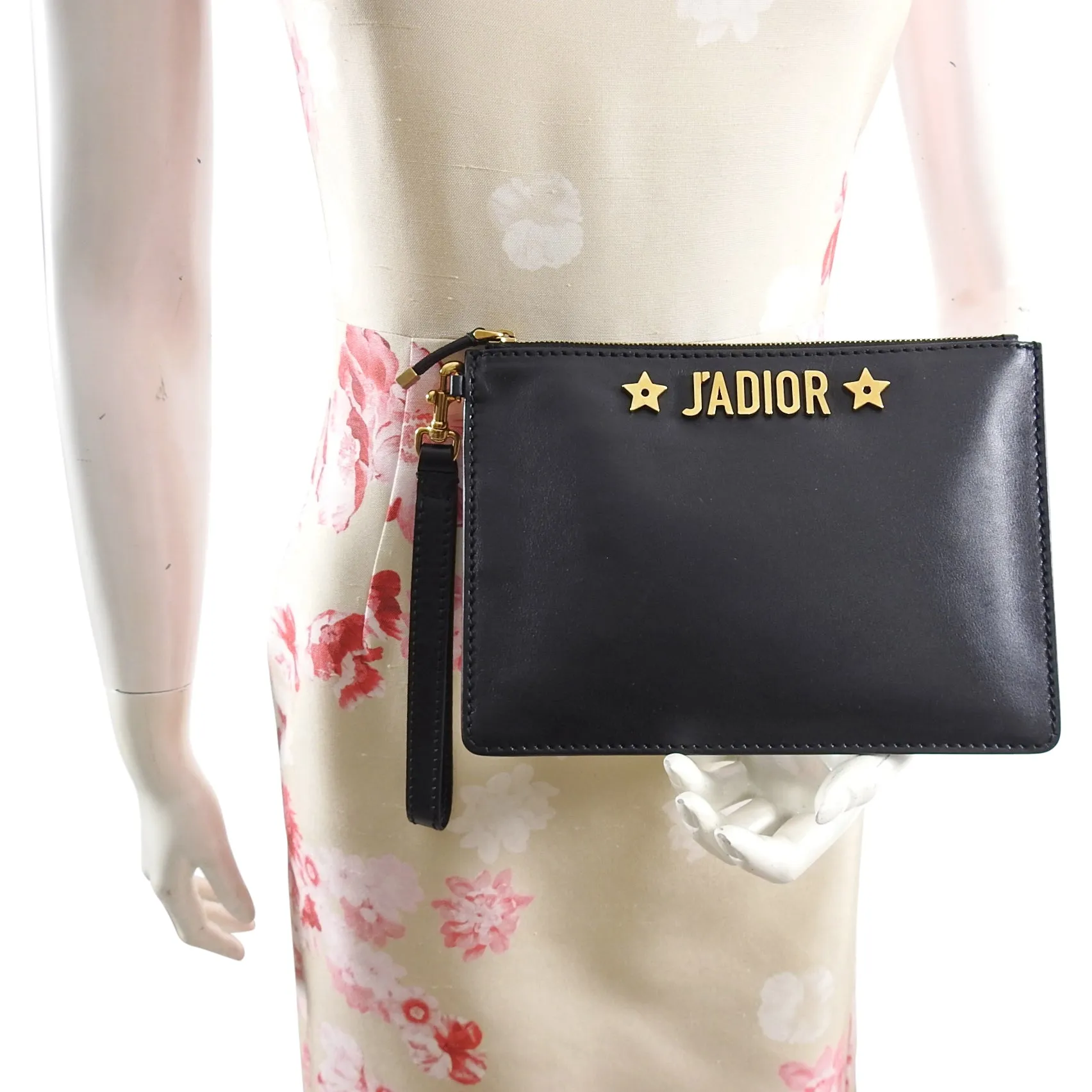 Dior J'adior Small Zippered Wristlet Pouch Bag