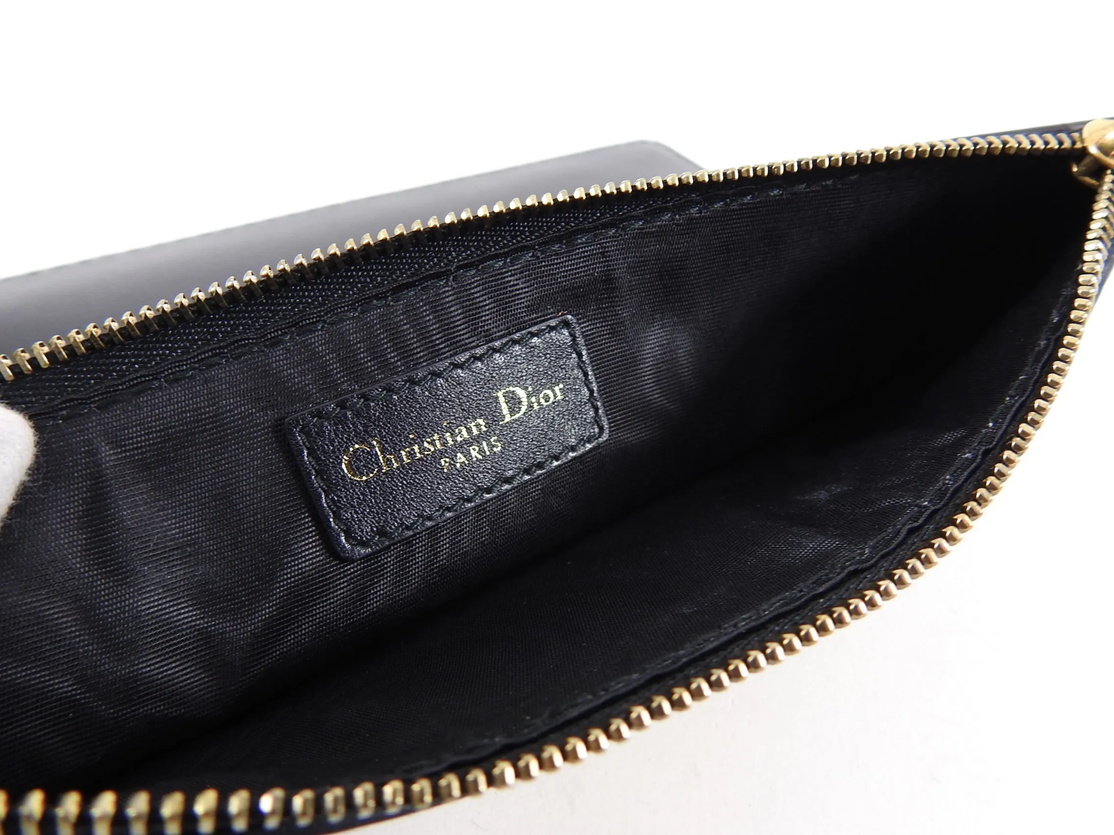 Dior J'adior Small Zippered Wristlet Pouch Bag