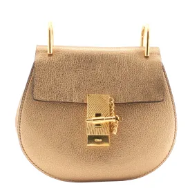 Drew Mini Metallic Goatskin Leather Bag