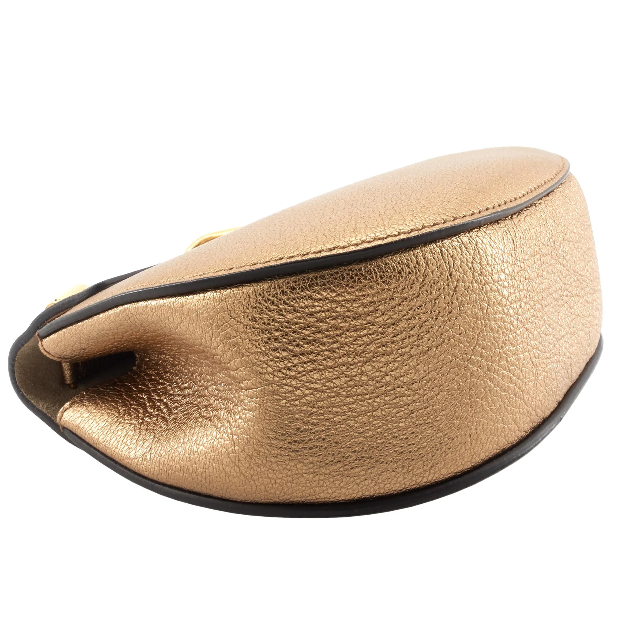 Drew Mini Metallic Goatskin Leather Bag