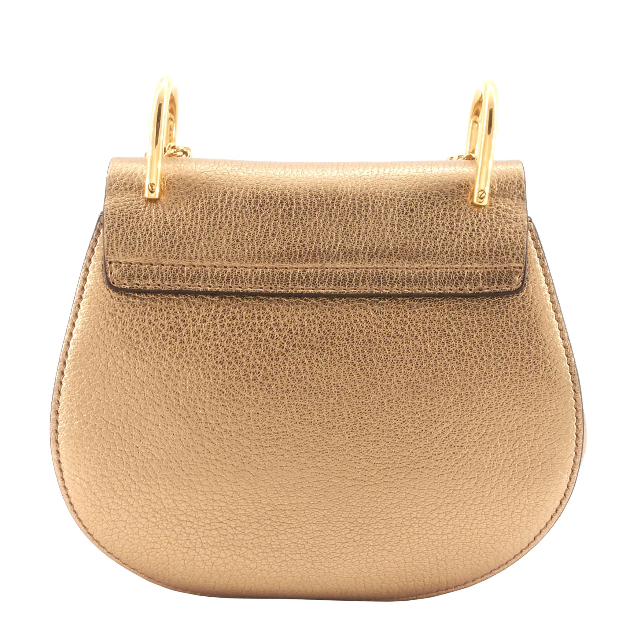 Drew Mini Metallic Goatskin Leather Bag