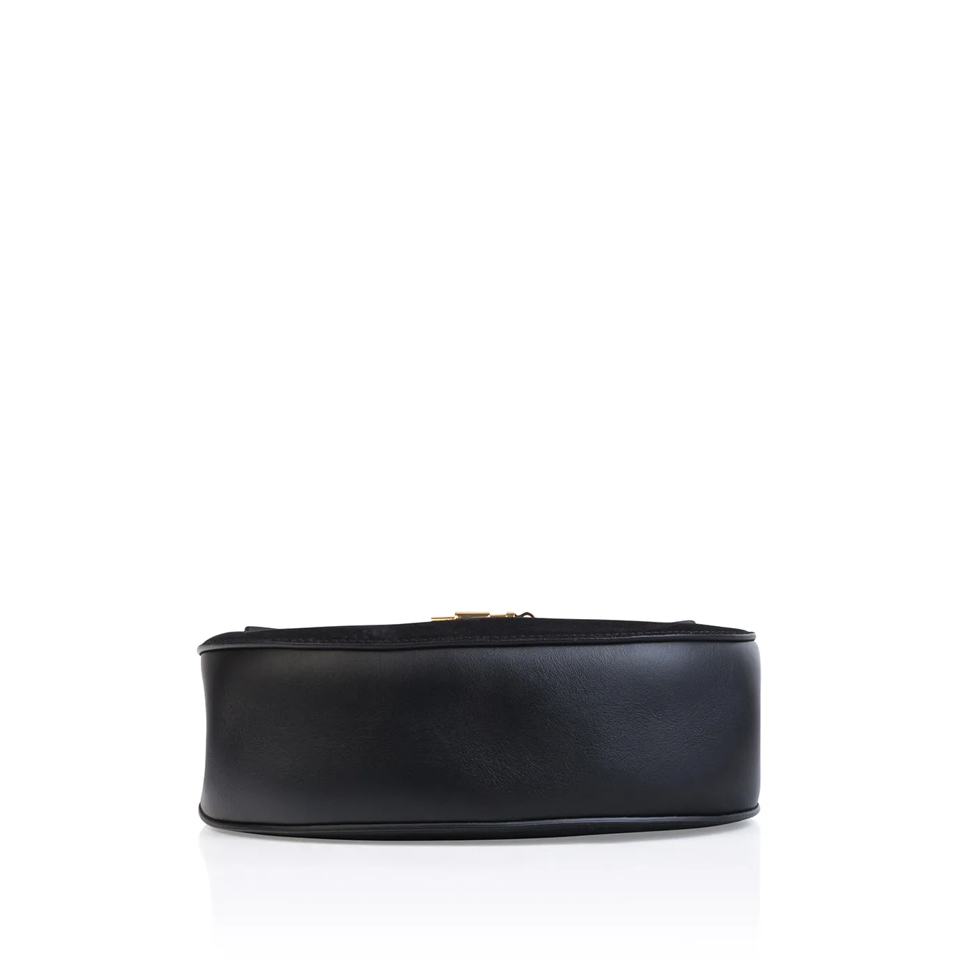 Drew Small Leather and Suede Bag