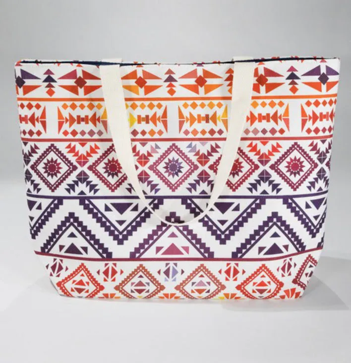 Ethnic Vibrant Tote bag shoulder handbag wristlet set