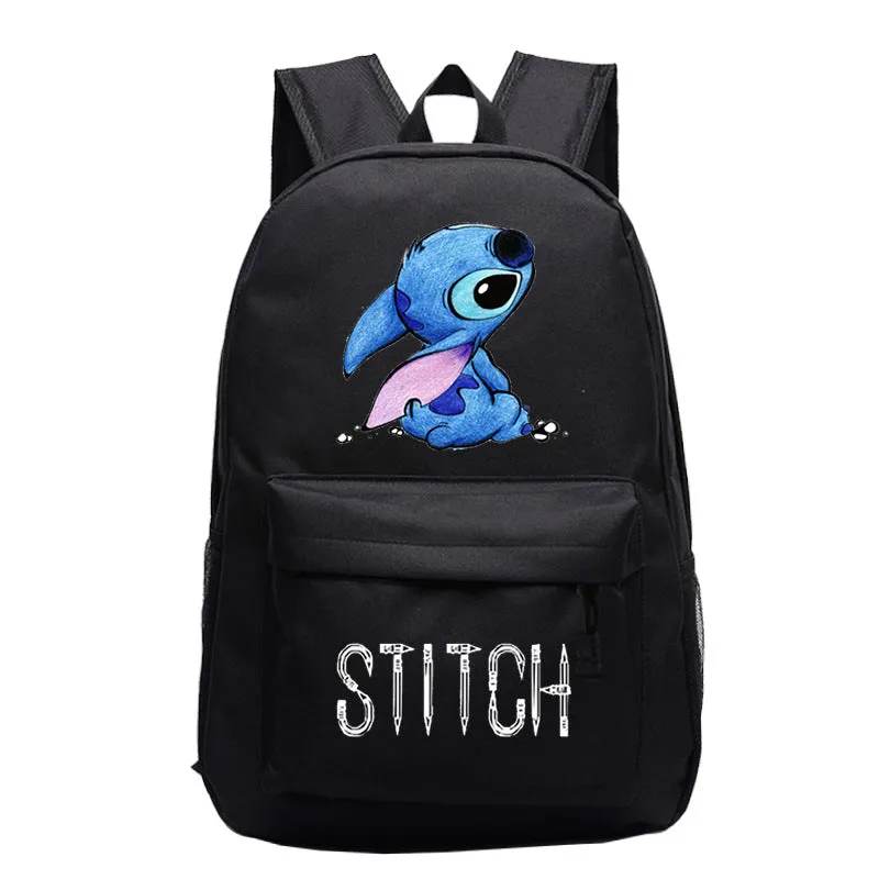 Galaxy Cute Lilo and Stitch Backpack Girl Backpack Schoolbag Boy Kids Teenage Gifts