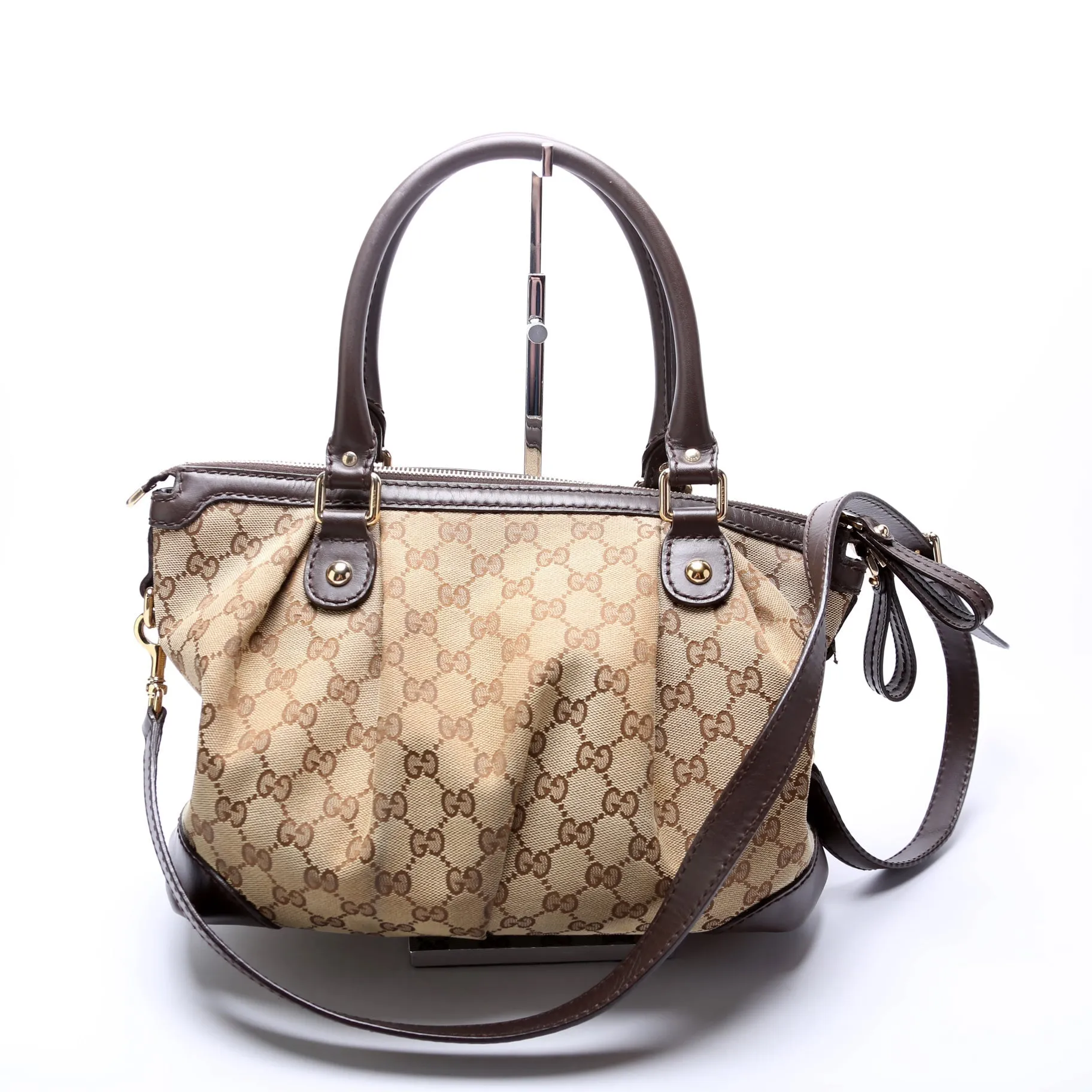 Gucci Canvas Sukey Satchel 247902