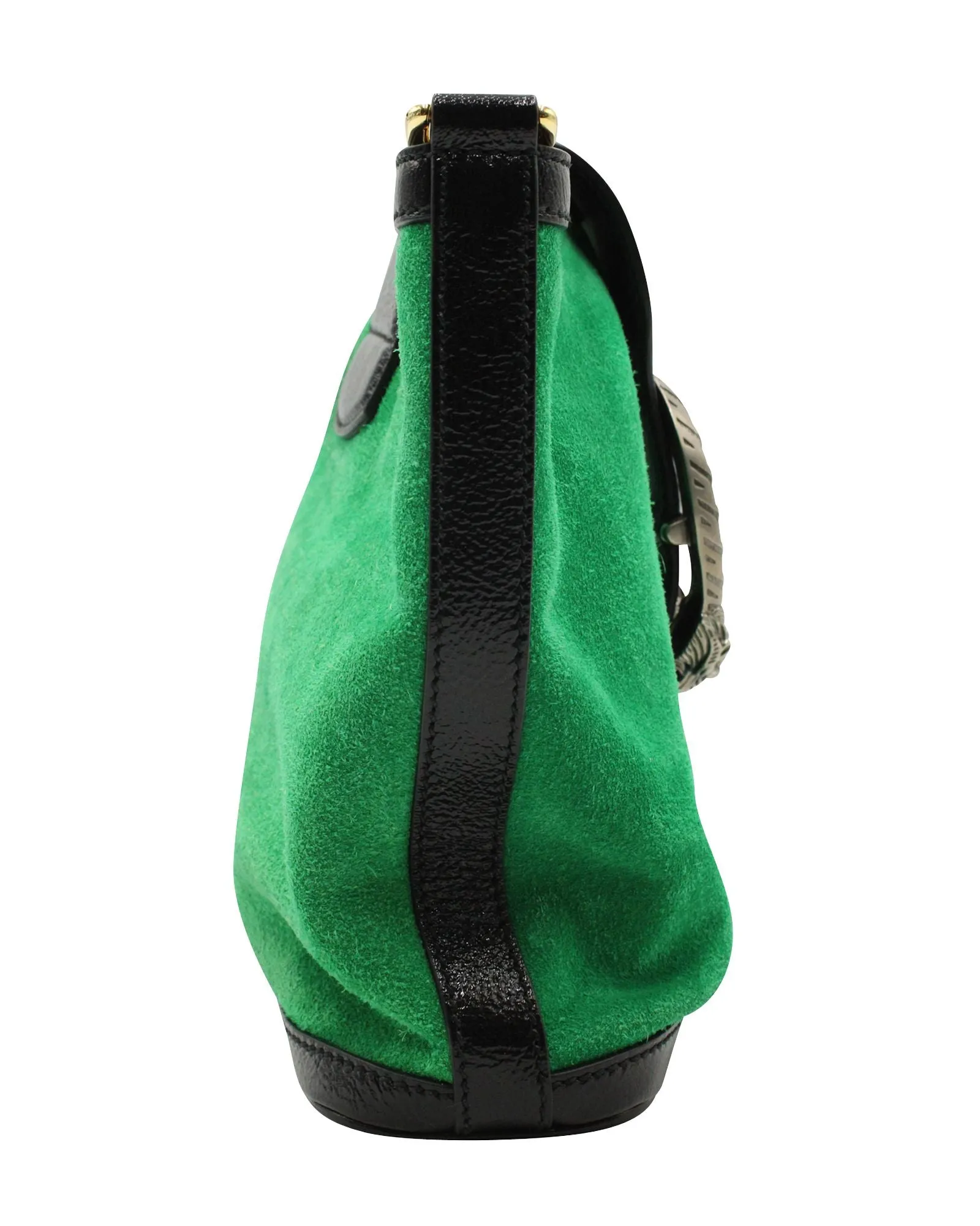 Gucci Dionysus Bucket Bag in Green Suede