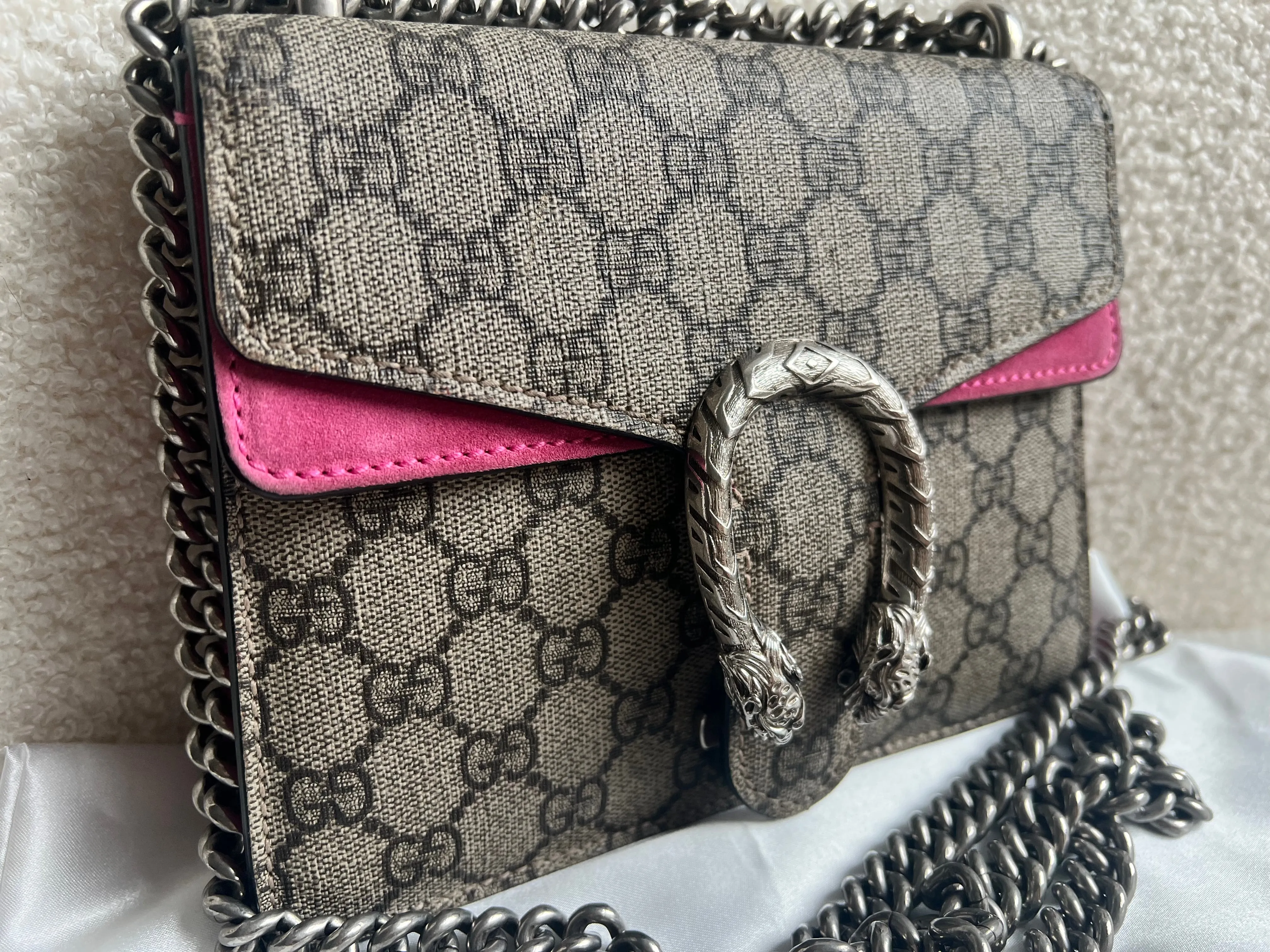 Gucci Dionysus GG Supreme Mini Shoulder Bag (RRP £1,700)