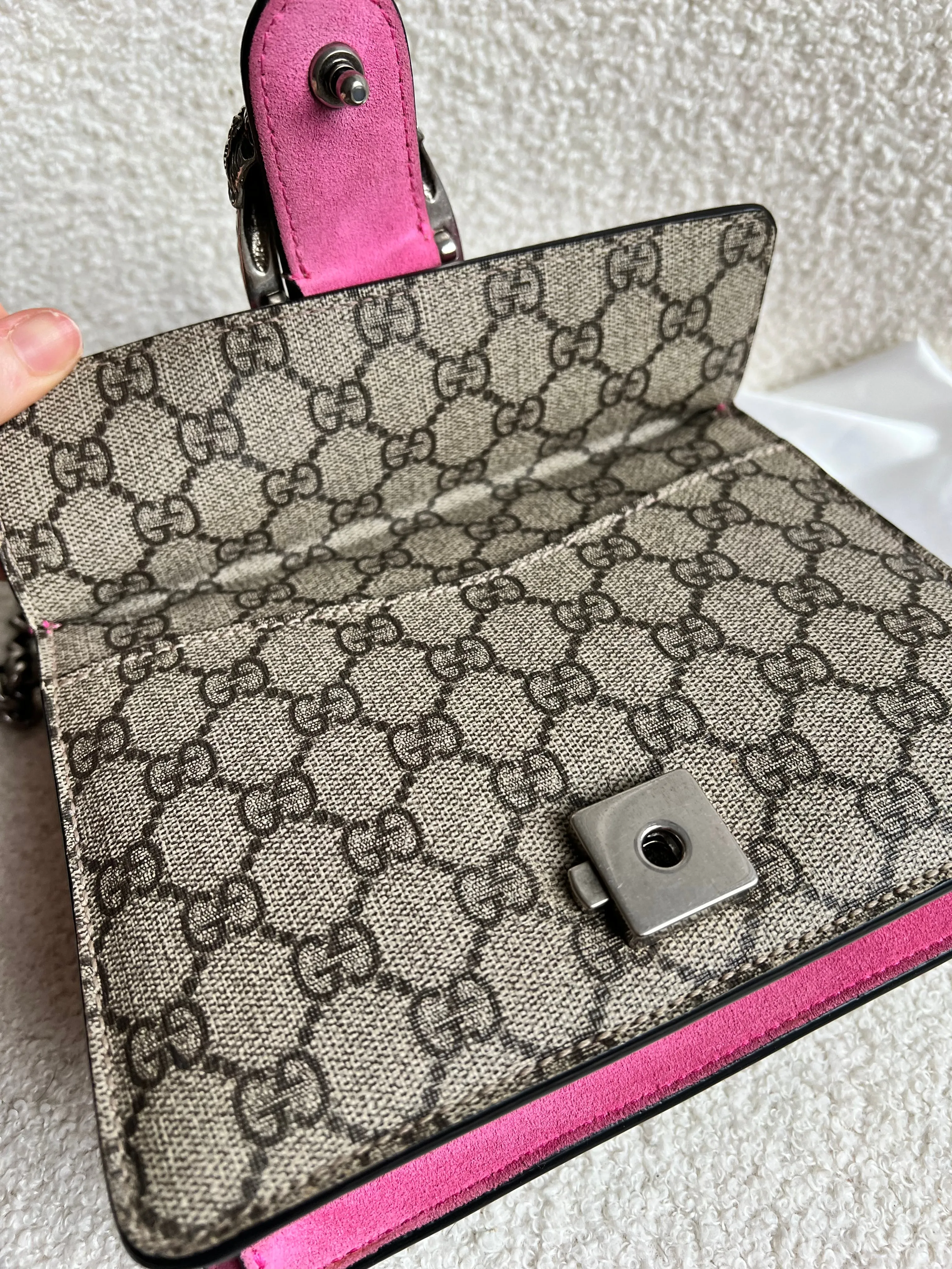 Gucci Dionysus GG Supreme Mini Shoulder Bag (RRP £1,700)