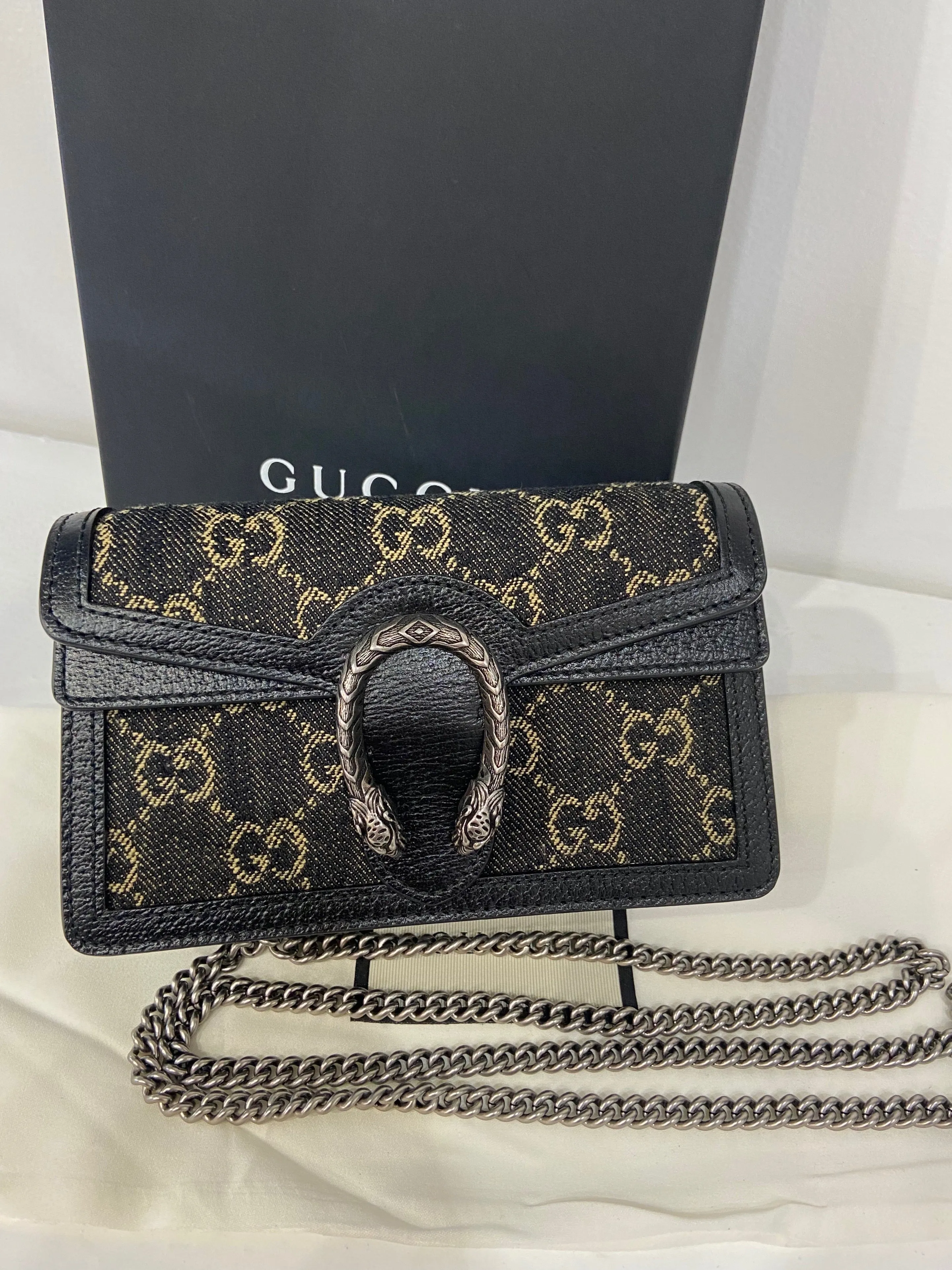 GUCCI GG MONOGRAM MINI DIONYSUS SHOULDER BAG