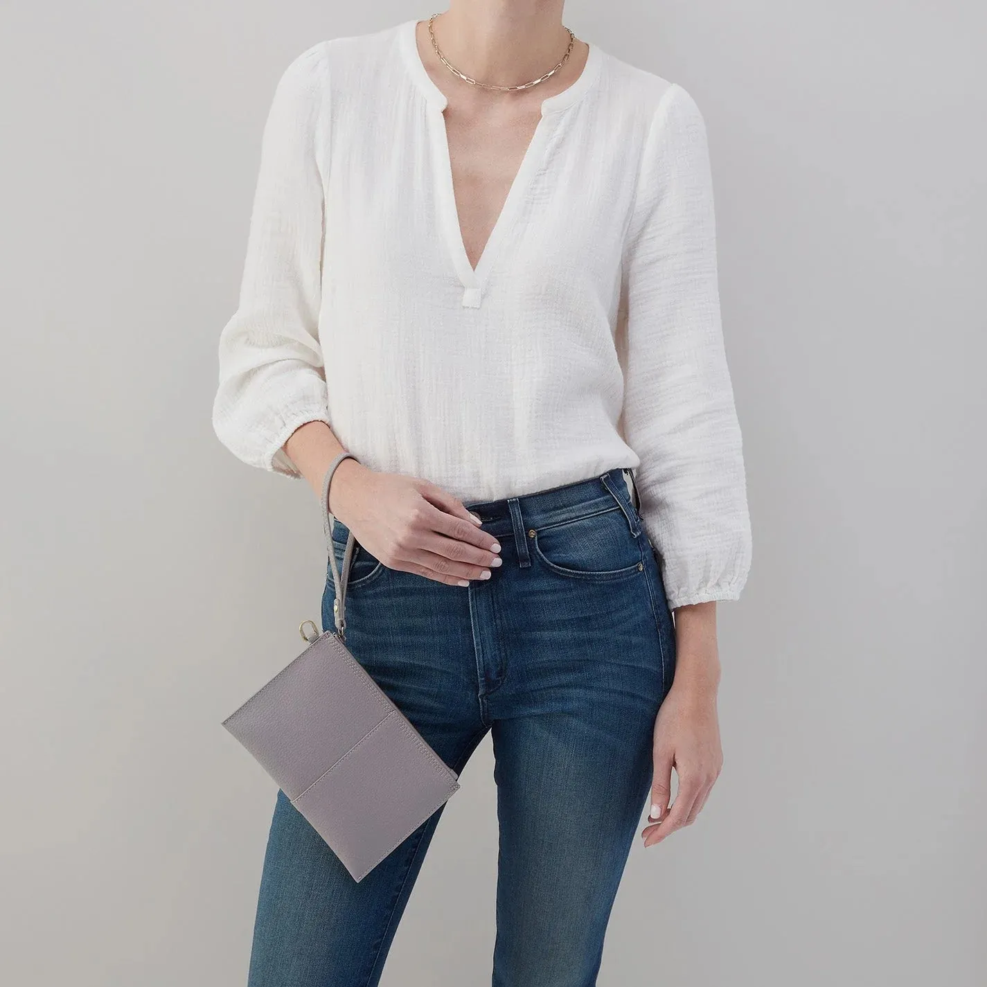 Hobo - Vida Small Pouch - Dove Gray