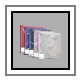 LE SSERAFIM Crazy 4th Mini Album Compact 5 Version Set 16p Booklet 17p Lyric Book 1ea Sticker 1p PhotoCard 1p PostCard Tracking Sealed Le Seraphim LSFM