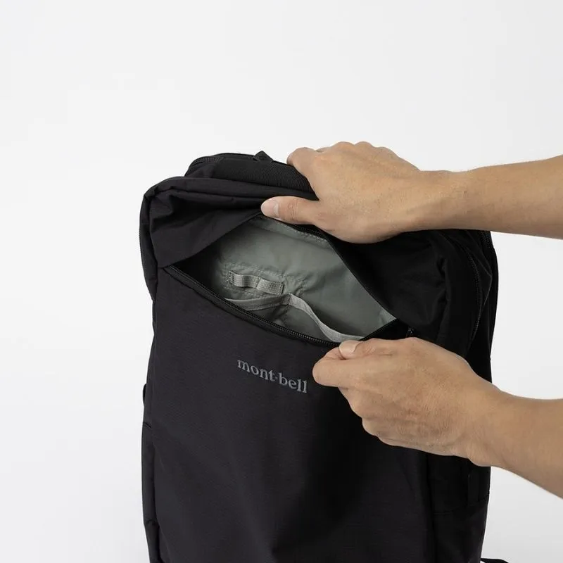 Montbell Utility Daypack 20 Unisex Black Dark Green