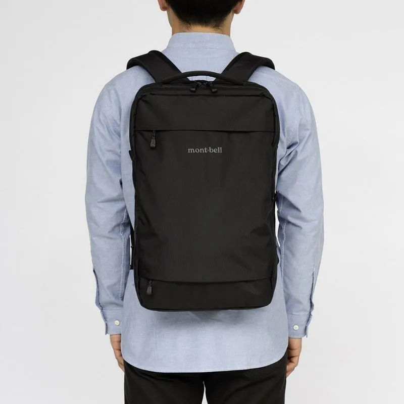 Montbell Utility Daypack 20 Unisex Black Dark Green