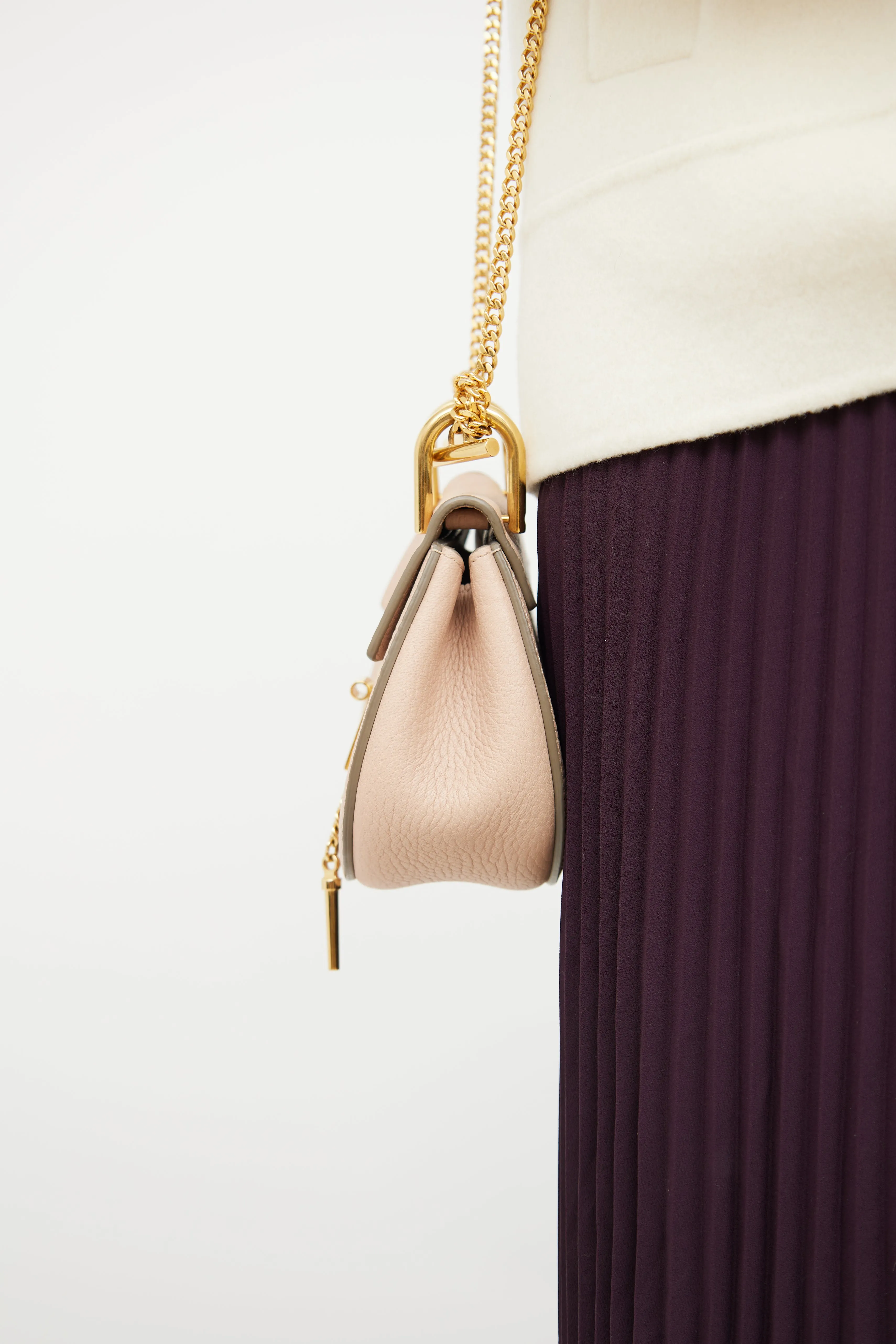 Pink Drew Crossbody Bag