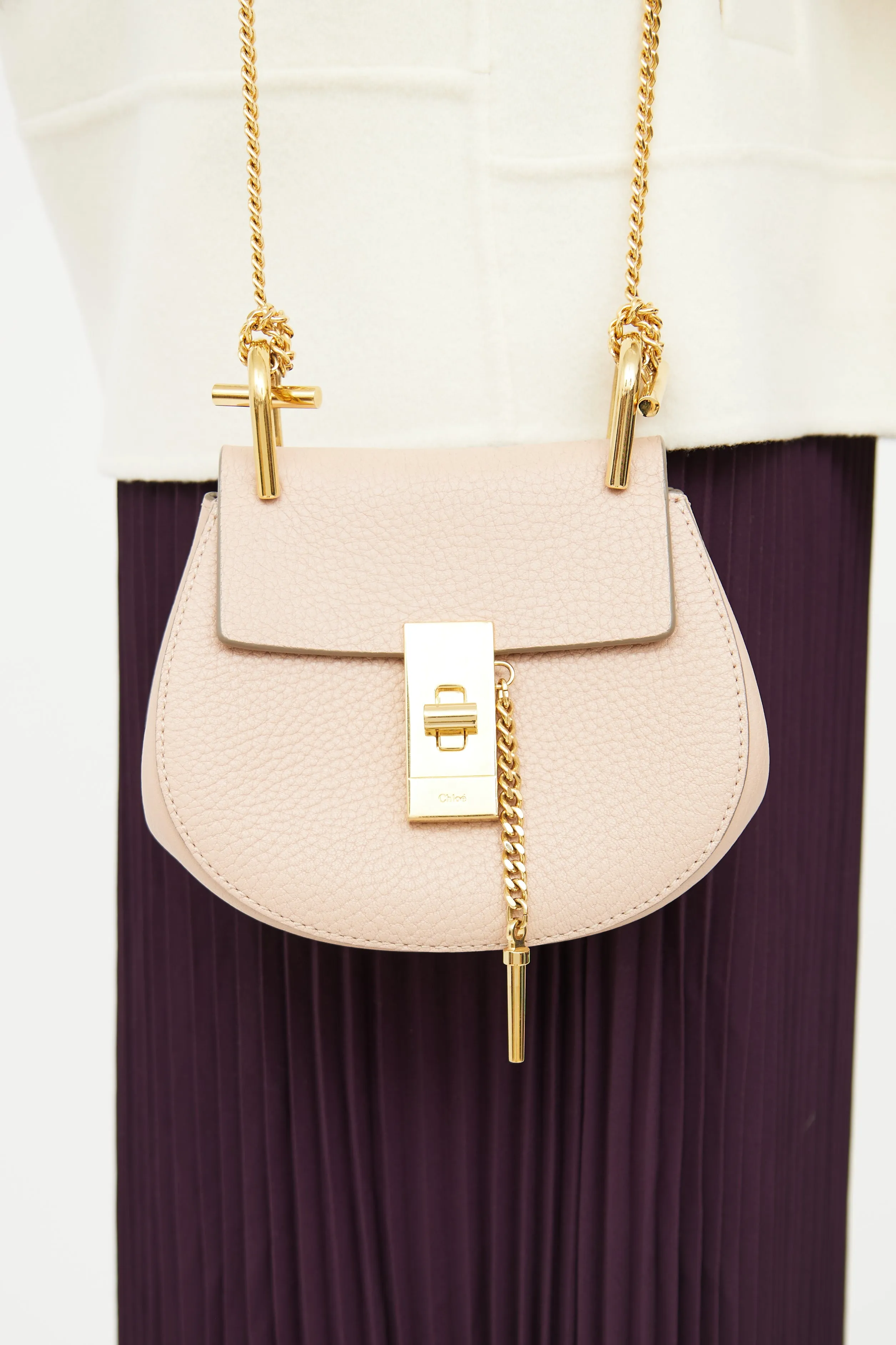 Pink Drew Crossbody Bag