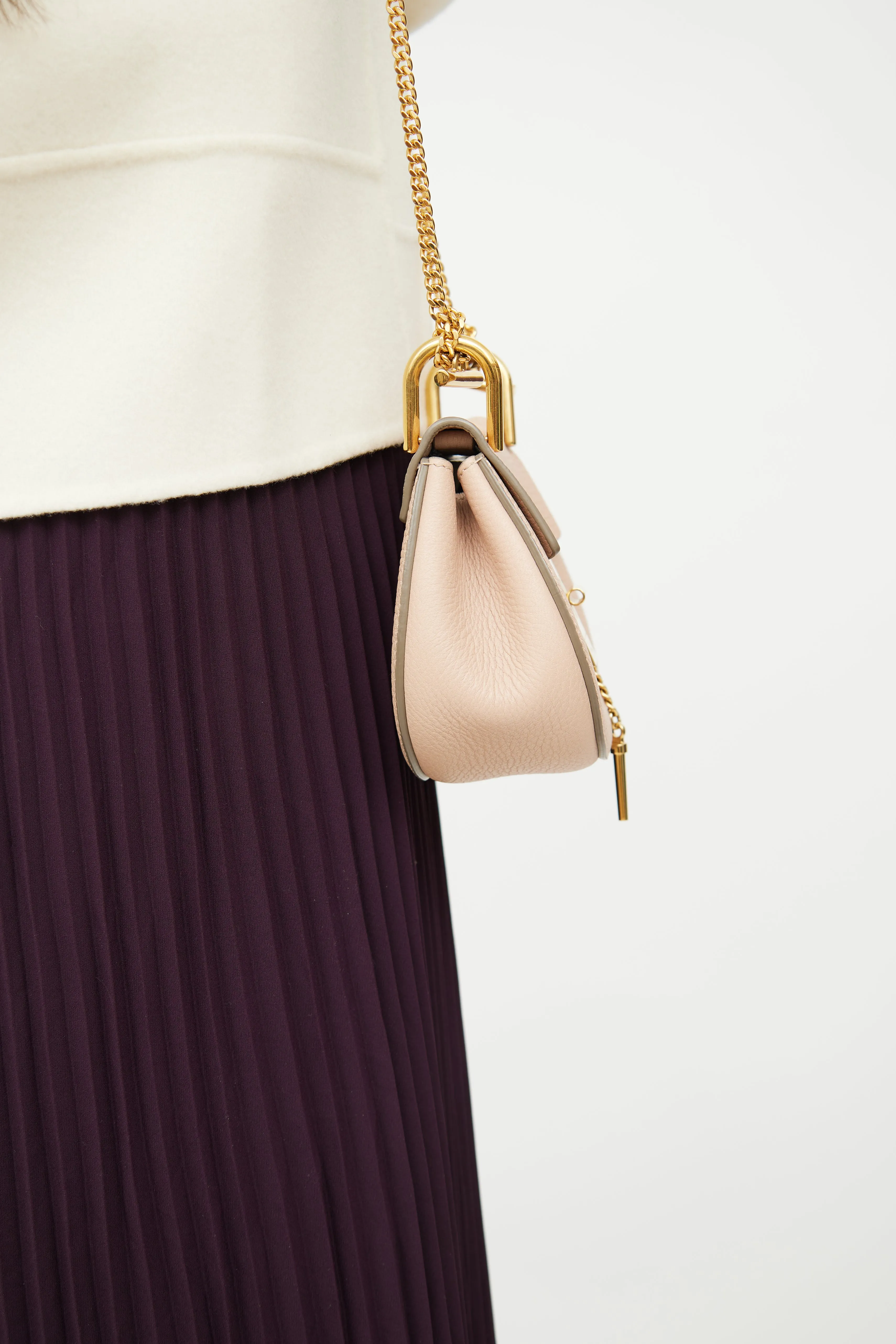 Pink Drew Crossbody Bag