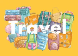 Postcard "Travel"