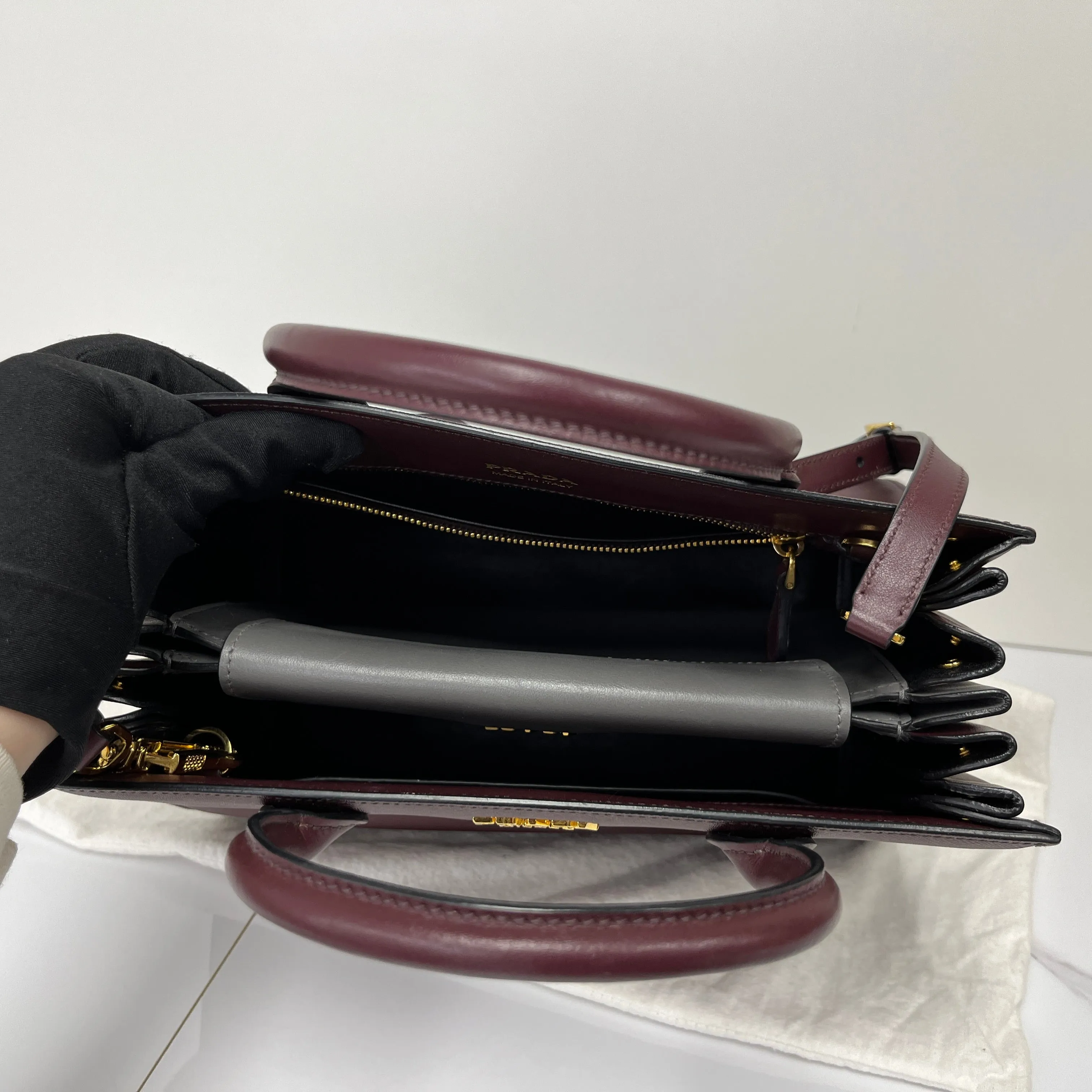Prada Bibliotheque Saffiano Tote