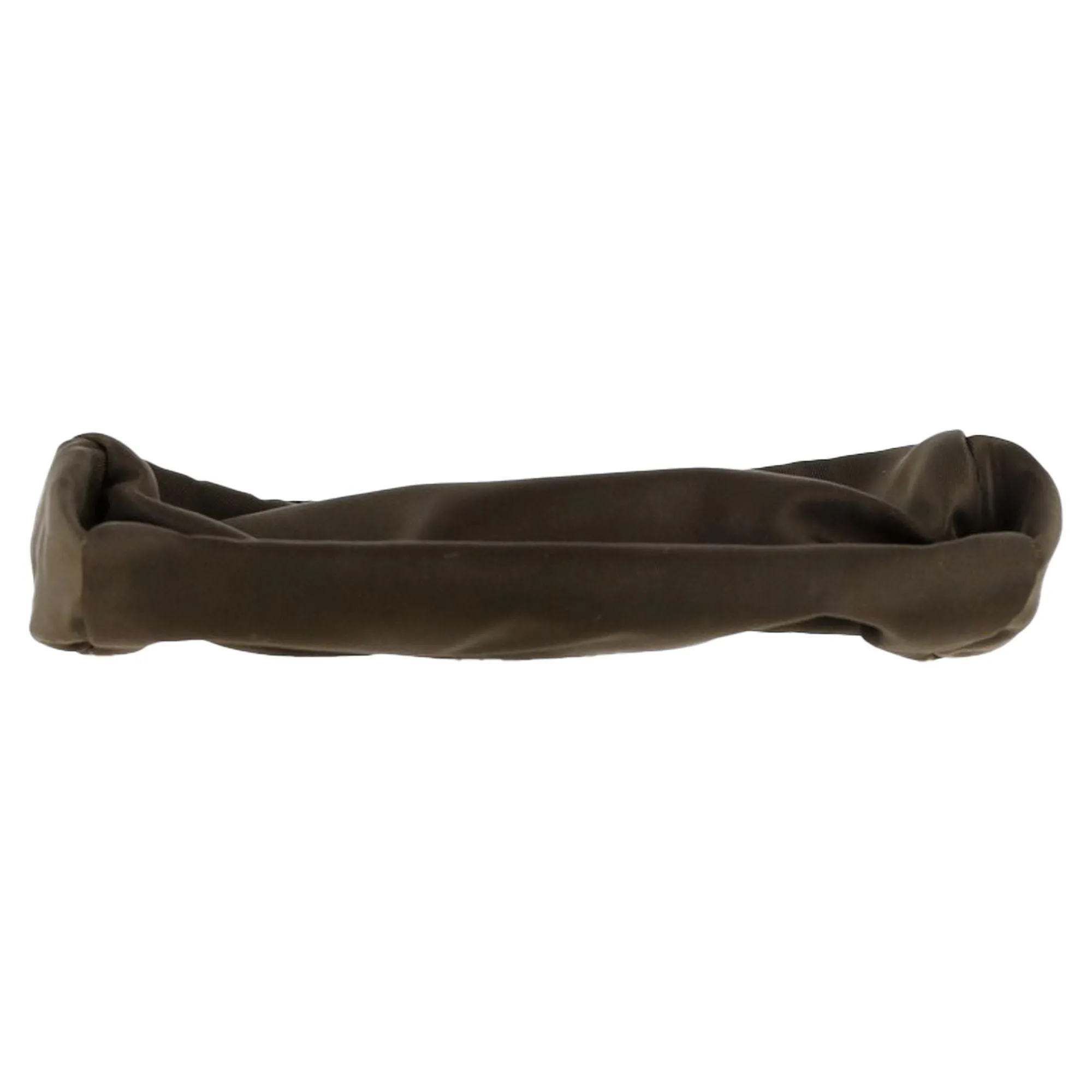 Prada Re-Nylon Triangle-Logo Pouch in Olive Green Nylon