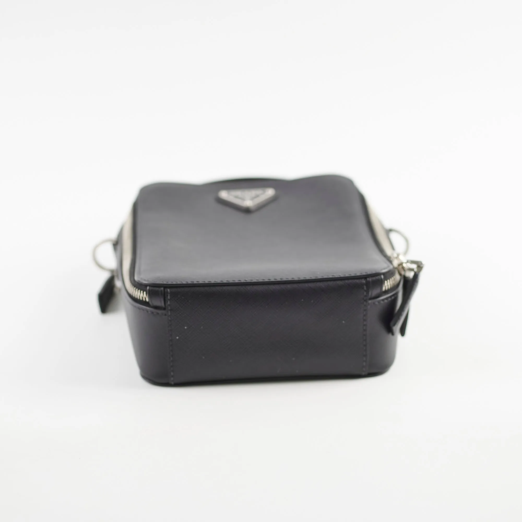 Prada Saffiano Brique leather Bag Black