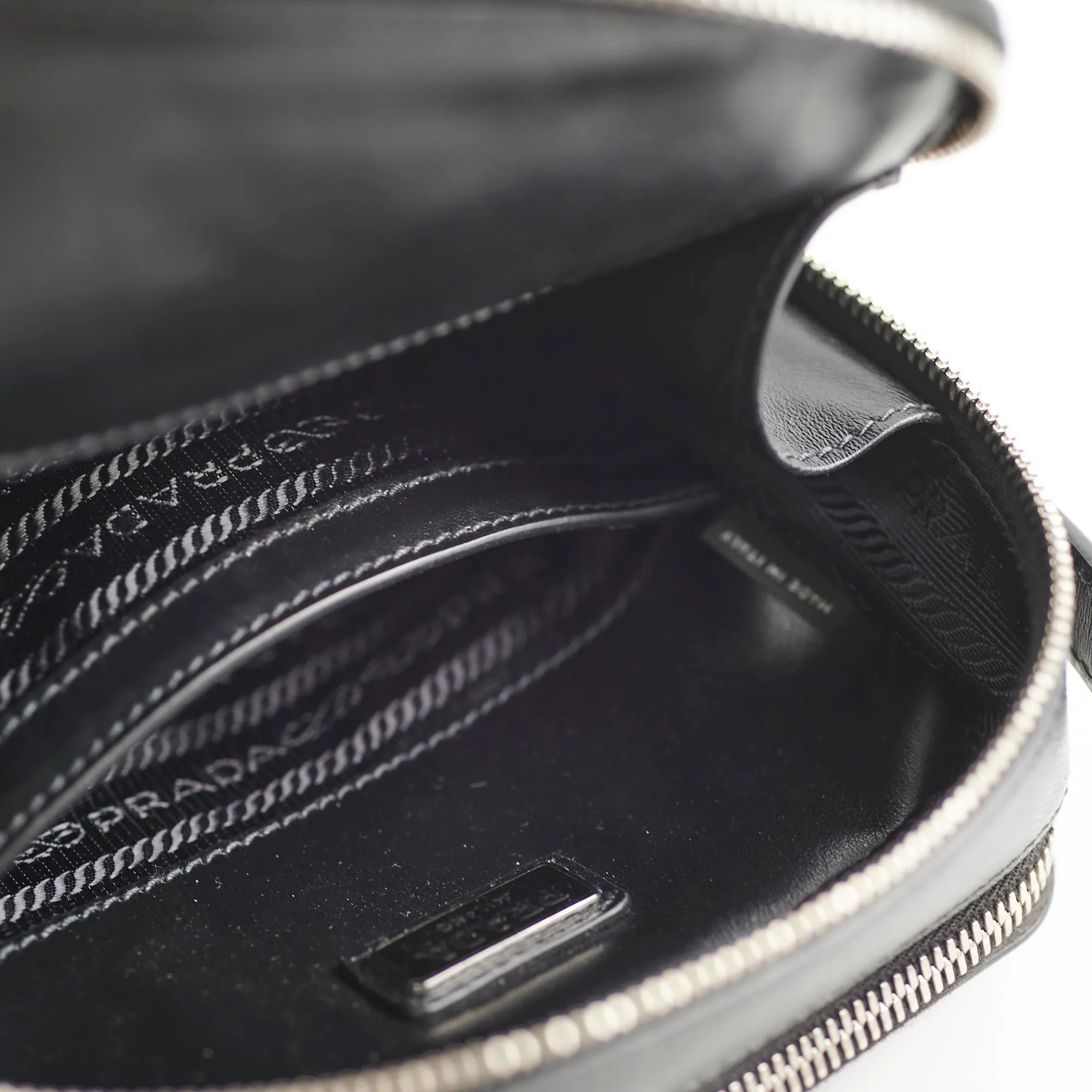 Prada Saffiano Brique leather Bag Black