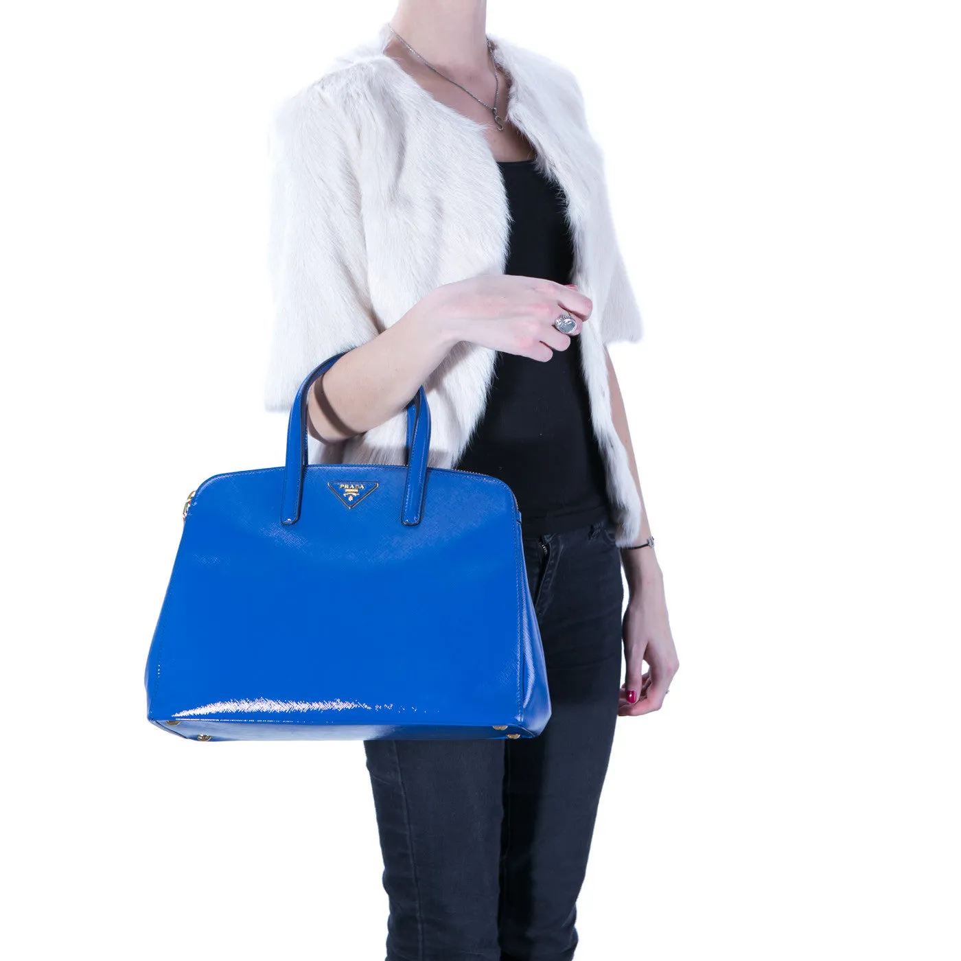 Saffiano Leather Tote