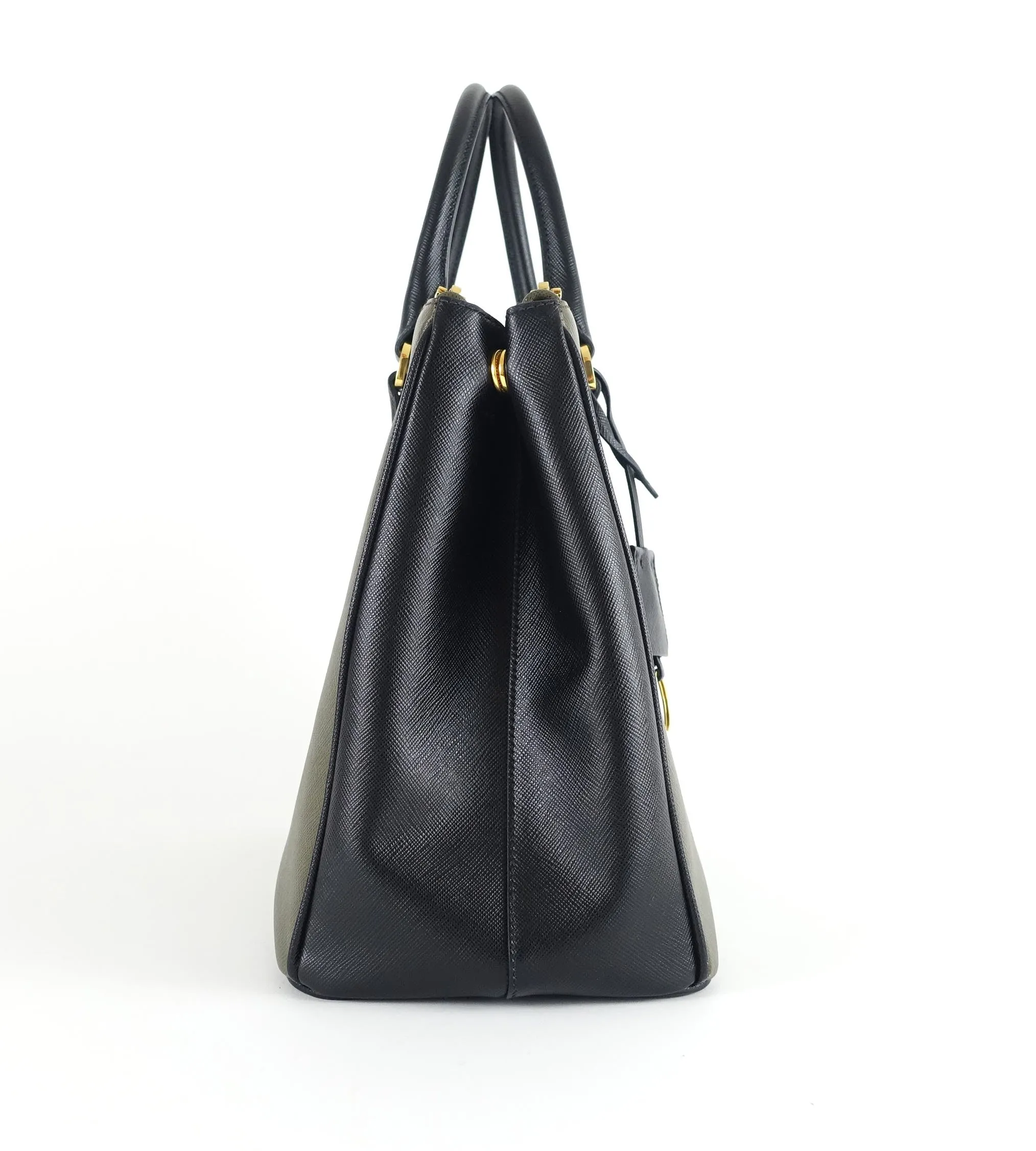Saffiano Lux Double-Zip Tote Bag