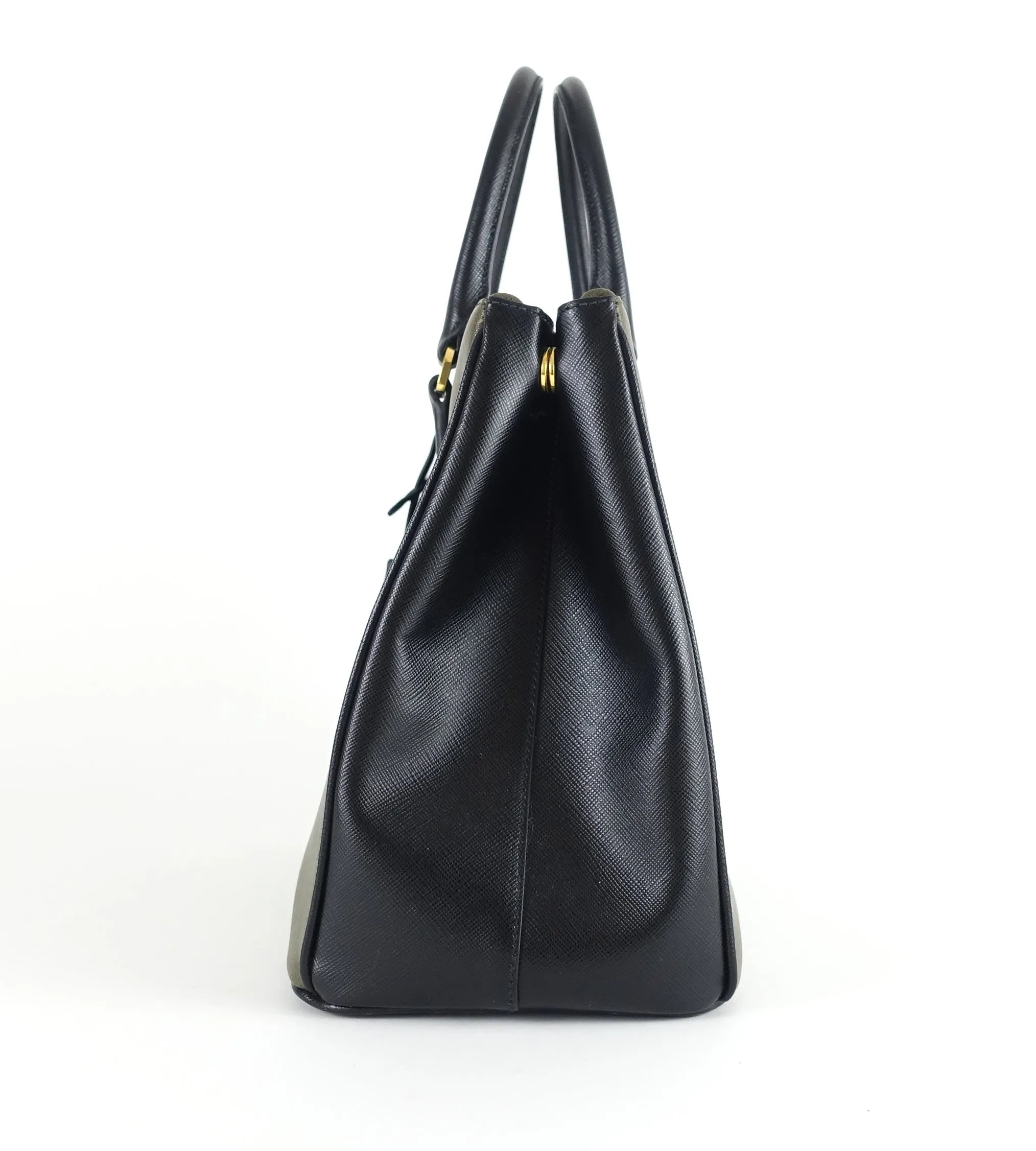 Saffiano Lux Double-Zip Tote Bag