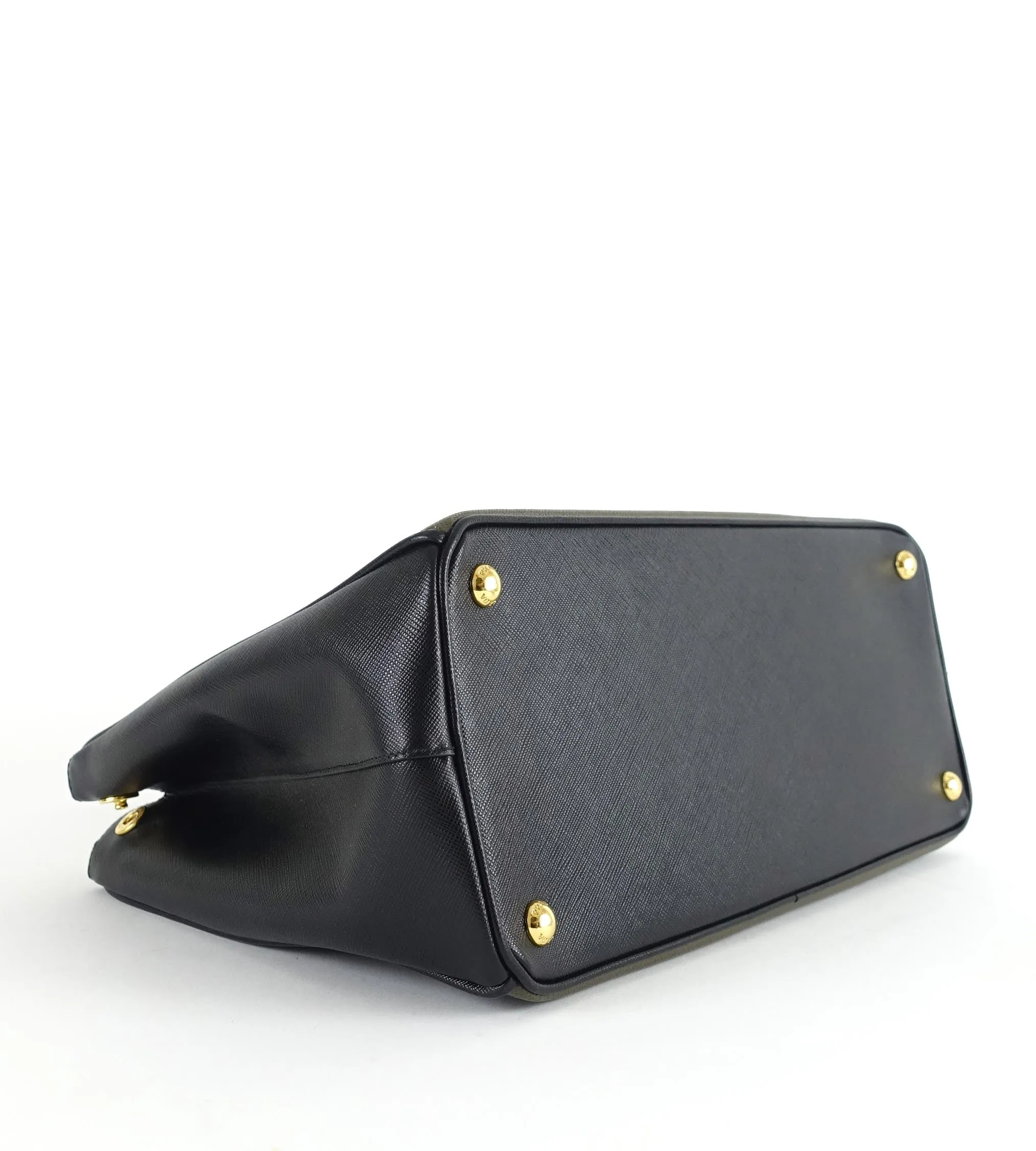 Saffiano Lux Double-Zip Tote Bag
