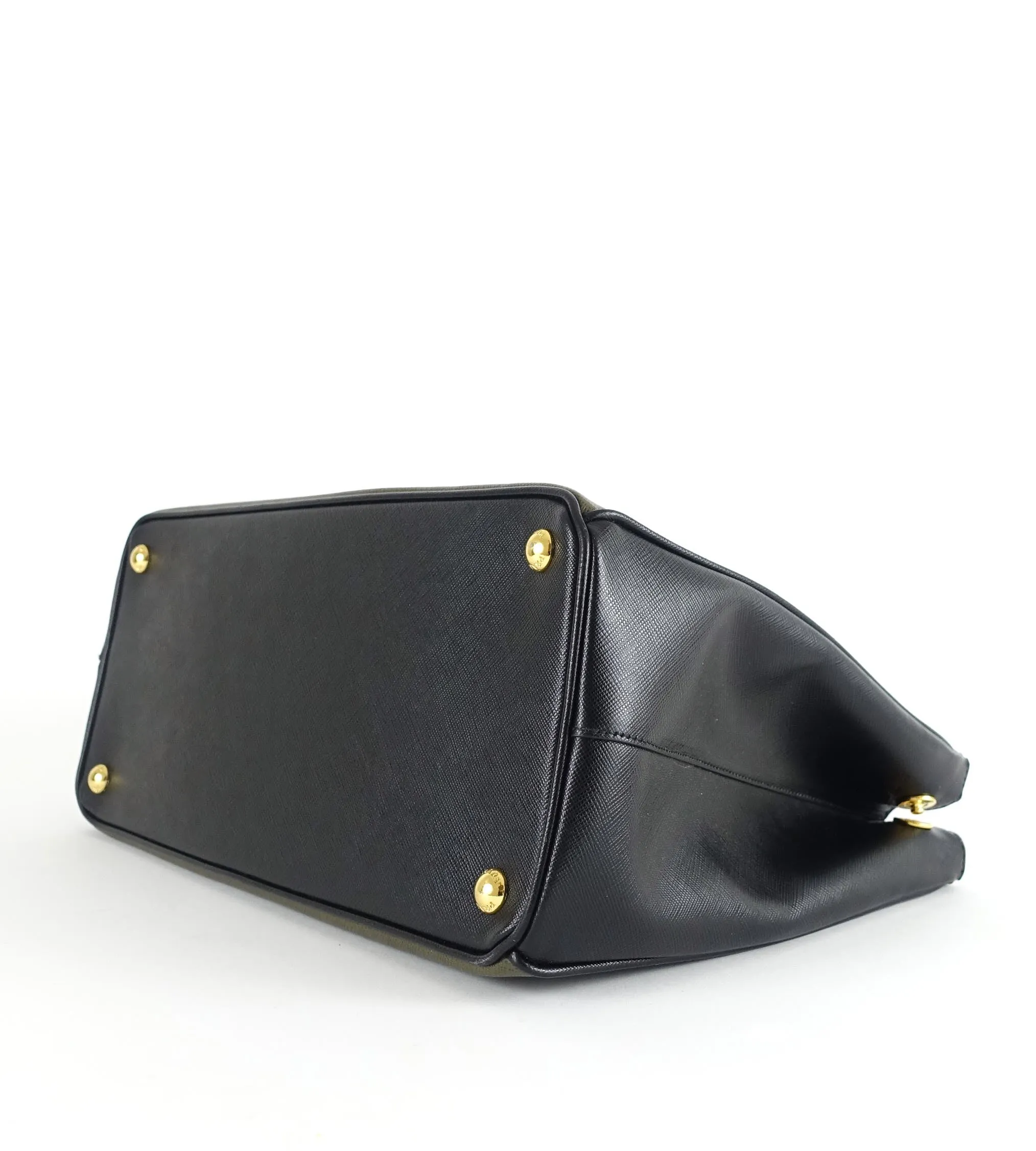 Saffiano Lux Double-Zip Tote Bag