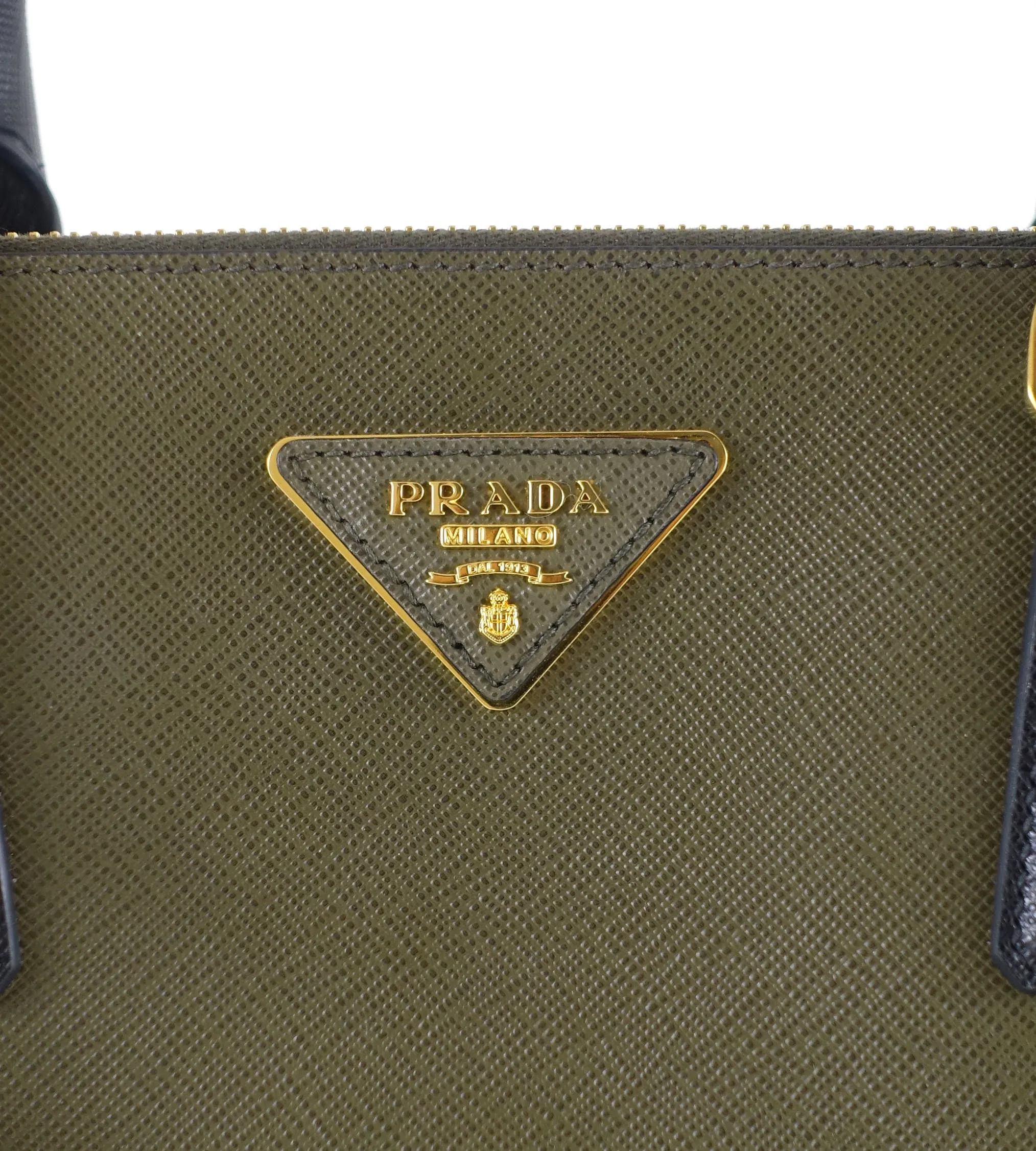 Saffiano Lux Double-Zip Tote Bag