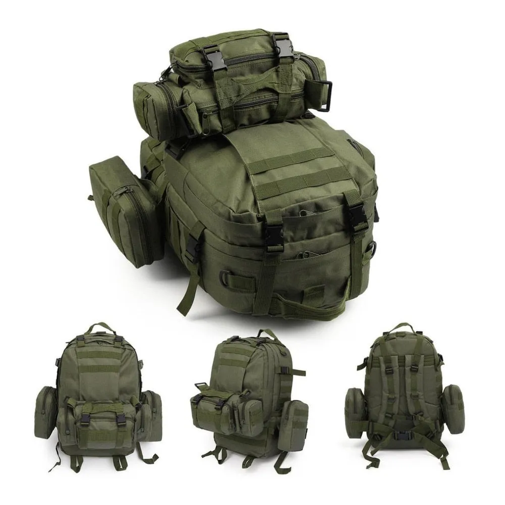 Sidiou Group Outdoor Backpack Military Tactical Backpack Sports Bag Waterproof  Backpack For Travel
