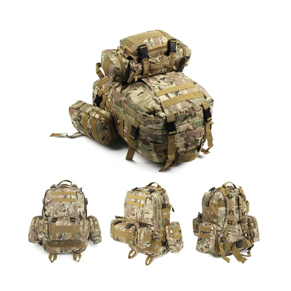 Sidiou Group Outdoor Backpack Military Tactical Backpack Sports Bag Waterproof  Backpack For Travel