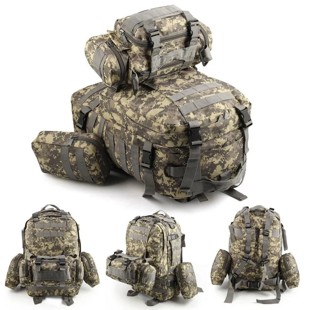 Sidiou Group Outdoor Backpack Military Tactical Backpack Sports Bag Waterproof  Backpack For Travel